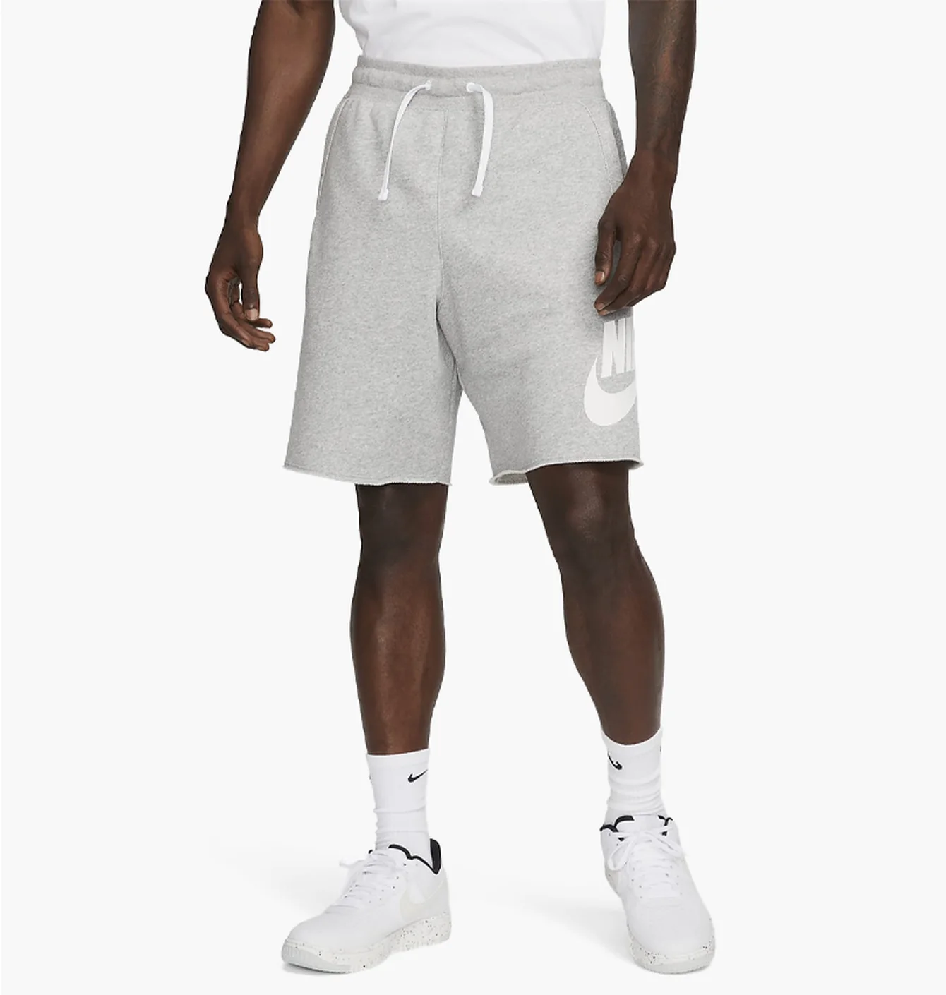 Шорти чоловічі Nike Club Alumni Mens French Terry Grey Dx0502-063