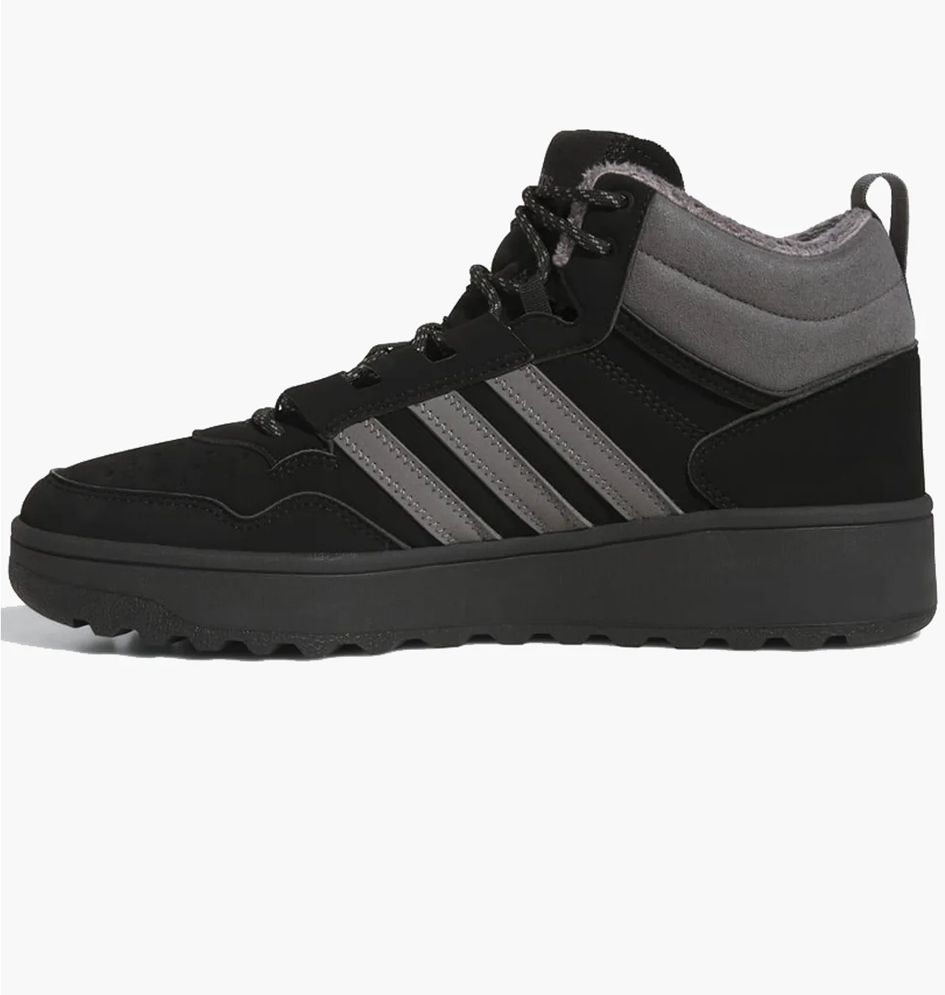 Кросівки чоловічі Adidas Hoops 4.0 Mid Winterised Black JQ5361