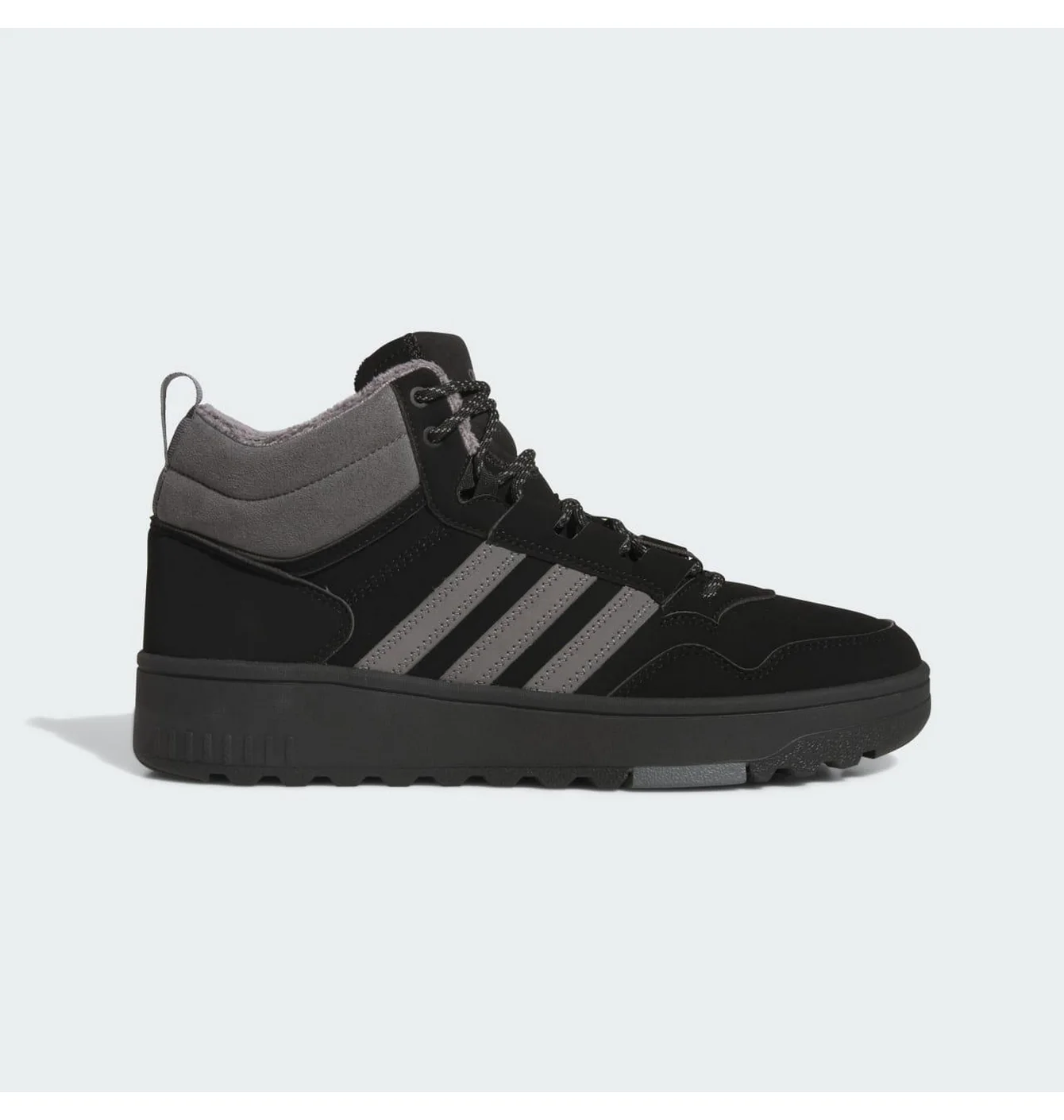 Кросівки чоловічі Adidas Hoops 4.0 Mid Winterised Black JQ5361