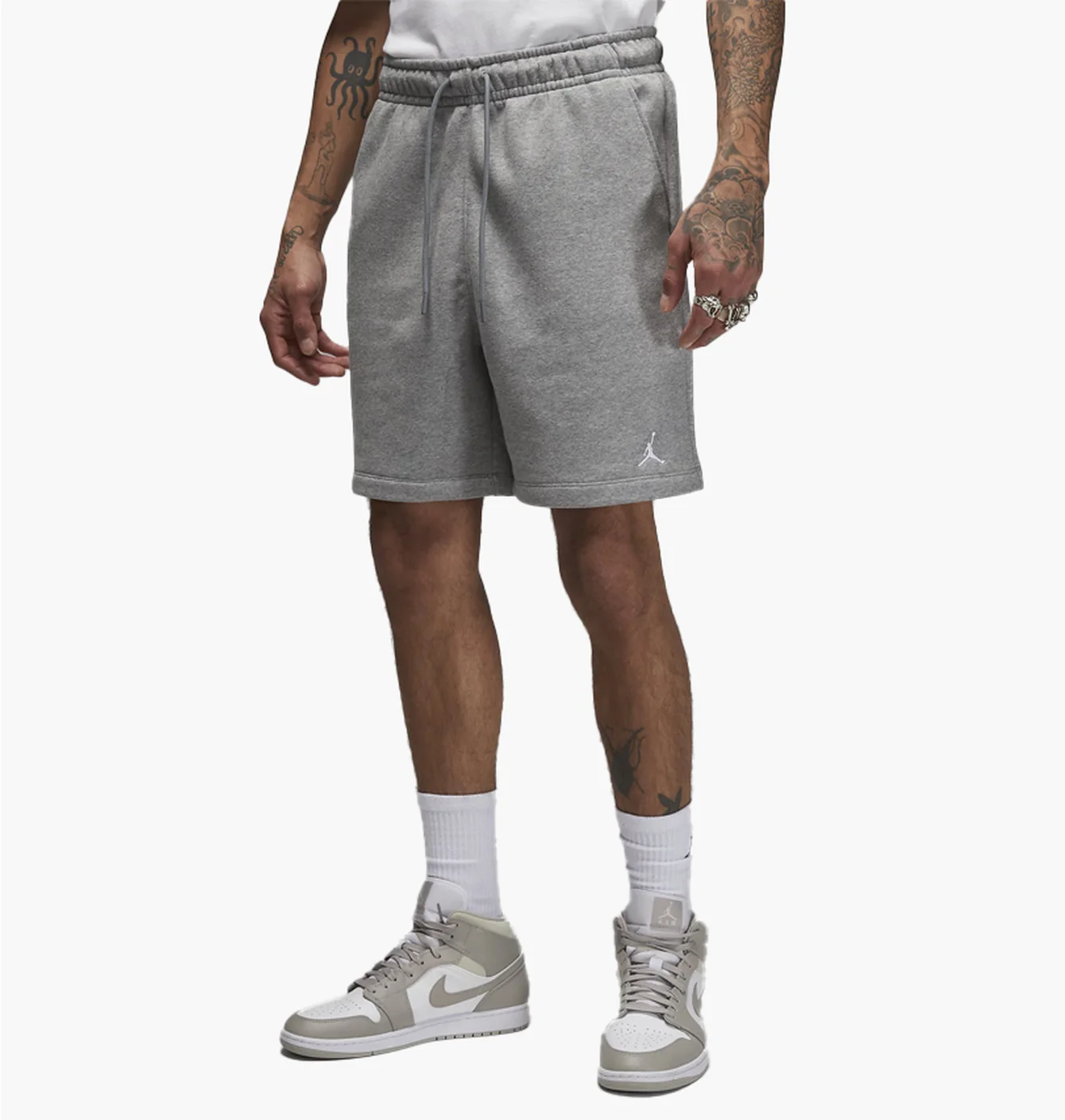 Шорти чоловічі Air Jordan Essentials Fleece Shorts Grey FJ7782-091
