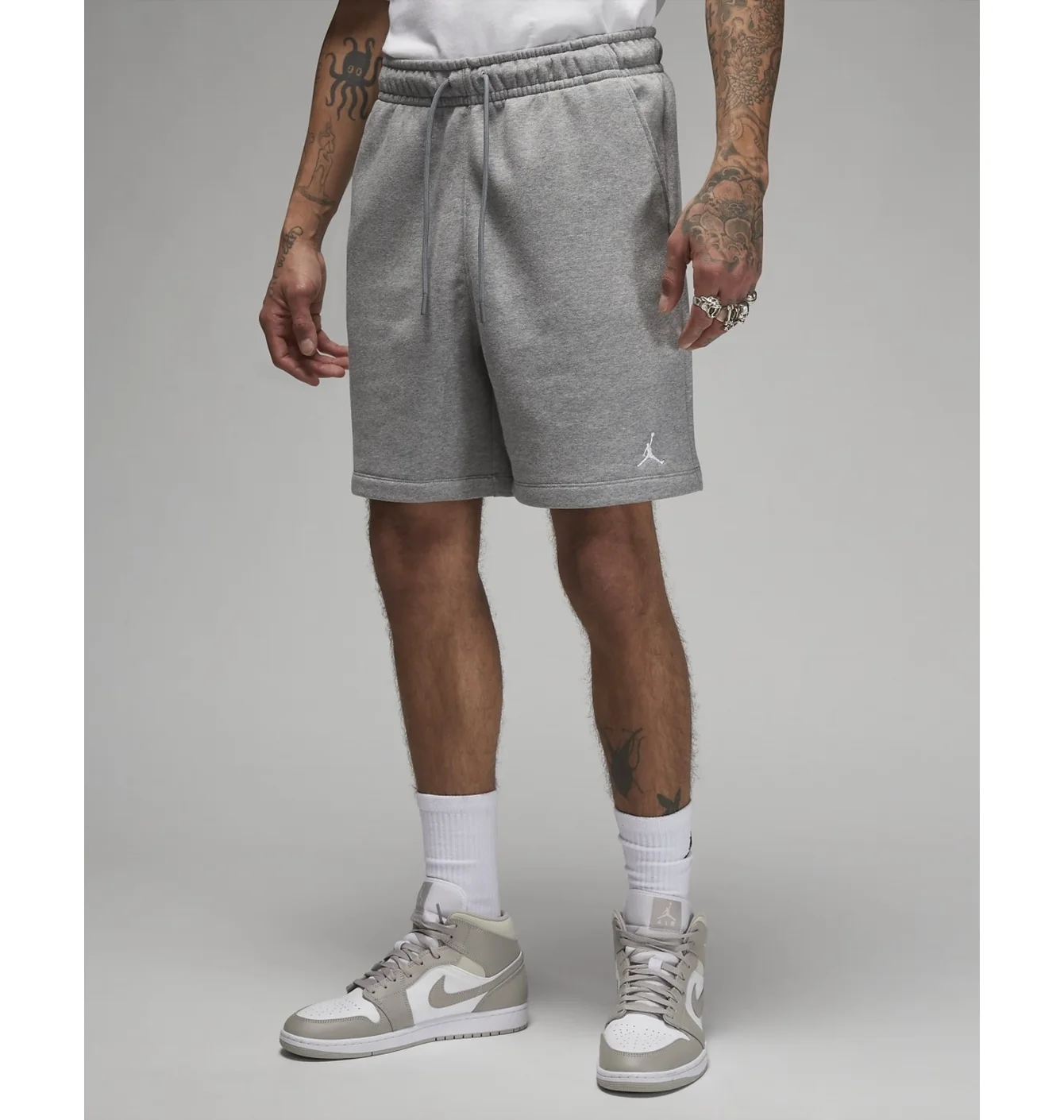 Шорти чоловічі Air Jordan Essentials Fleece Shorts Grey FJ7782-091