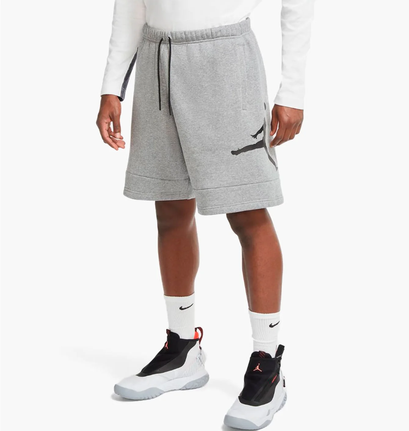 Шорти чоловічі Nike M J Jumpman Air Flc Short Grey CK6707-091