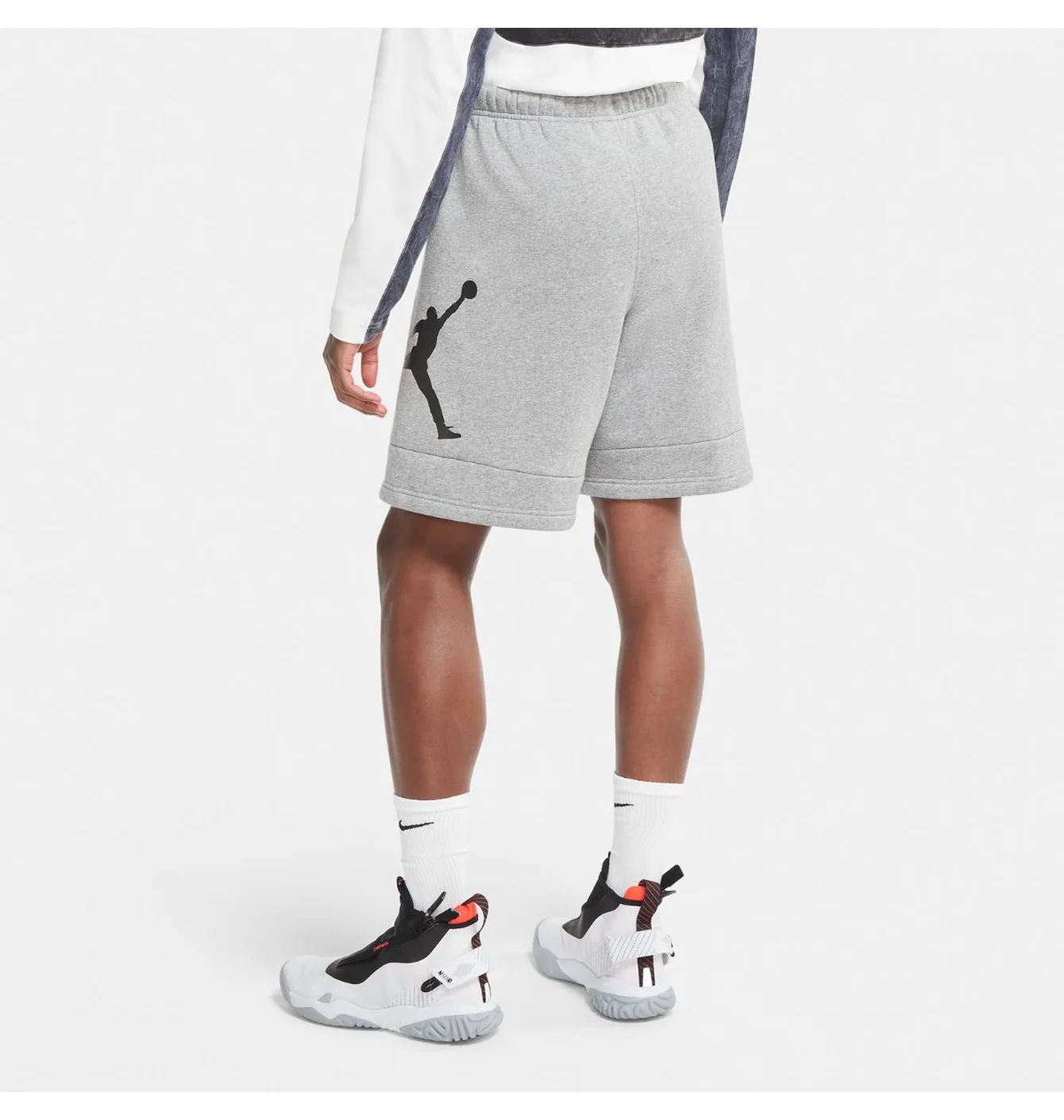 Шорти чоловічі Nike M J Jumpman Air Flc Short Grey CK6707-091