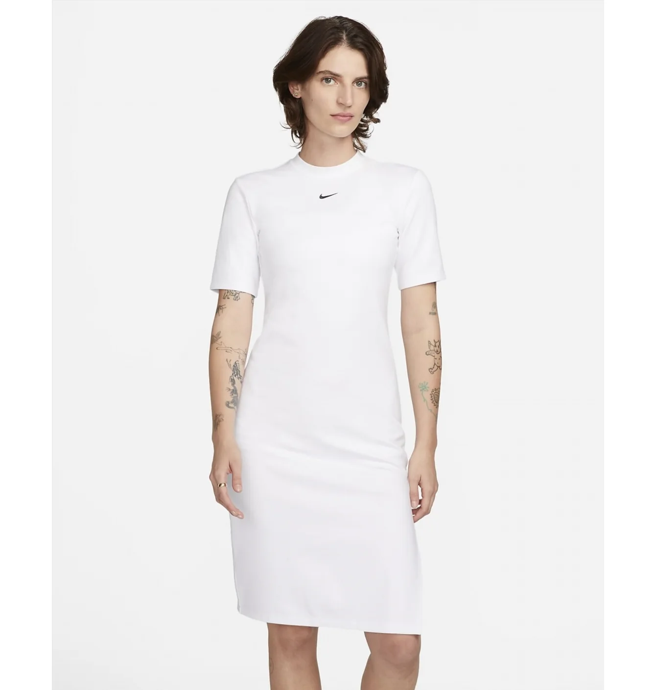 Плаття жіноче Nike Sportswear Essential WomenS Midi Dress White DV7878-100