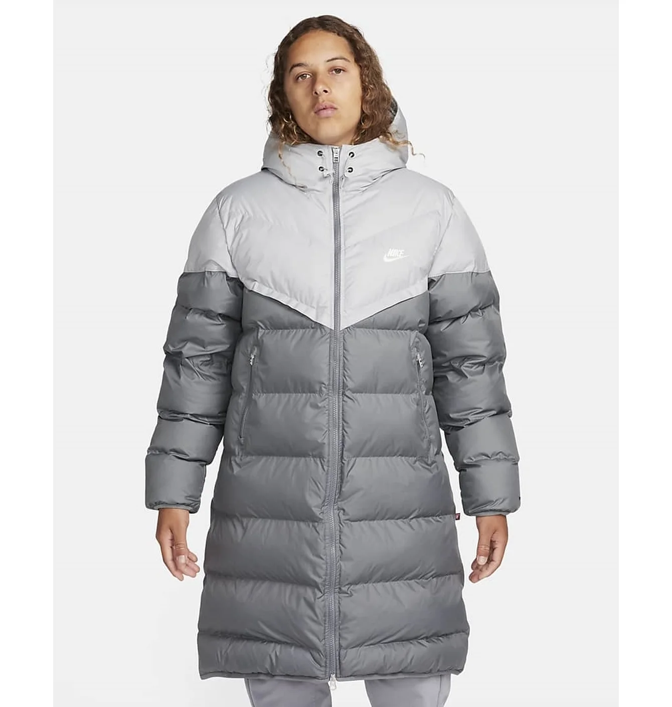 Парка чоловіча Nike Storm-Fit Windrunner Primaloft® Grey/White FB8189-084