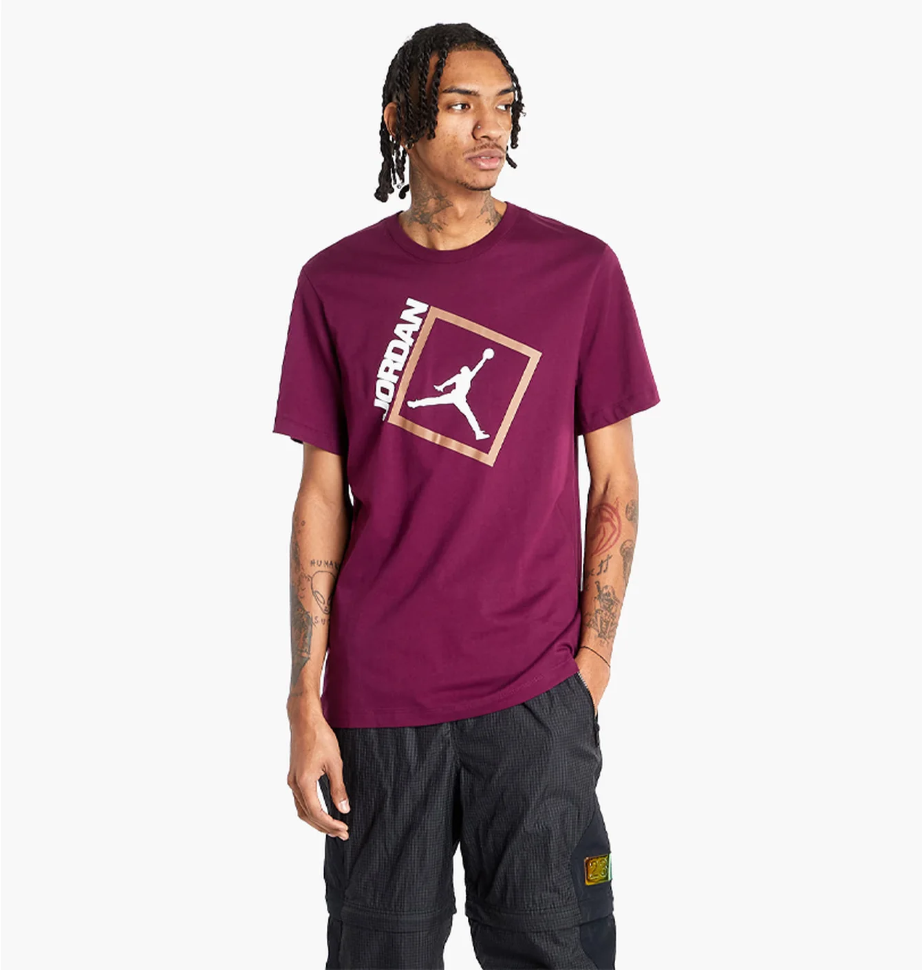 Футболка чоловіча Air Jordan M J Jumpman Box Ss Crew Violet DA9900-610