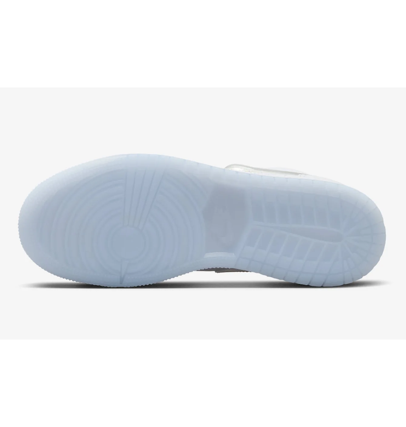 Кросівки дитячі Air Jordan 1 Low White Ice Blue Glitter Swoosh White FQ9112-100
