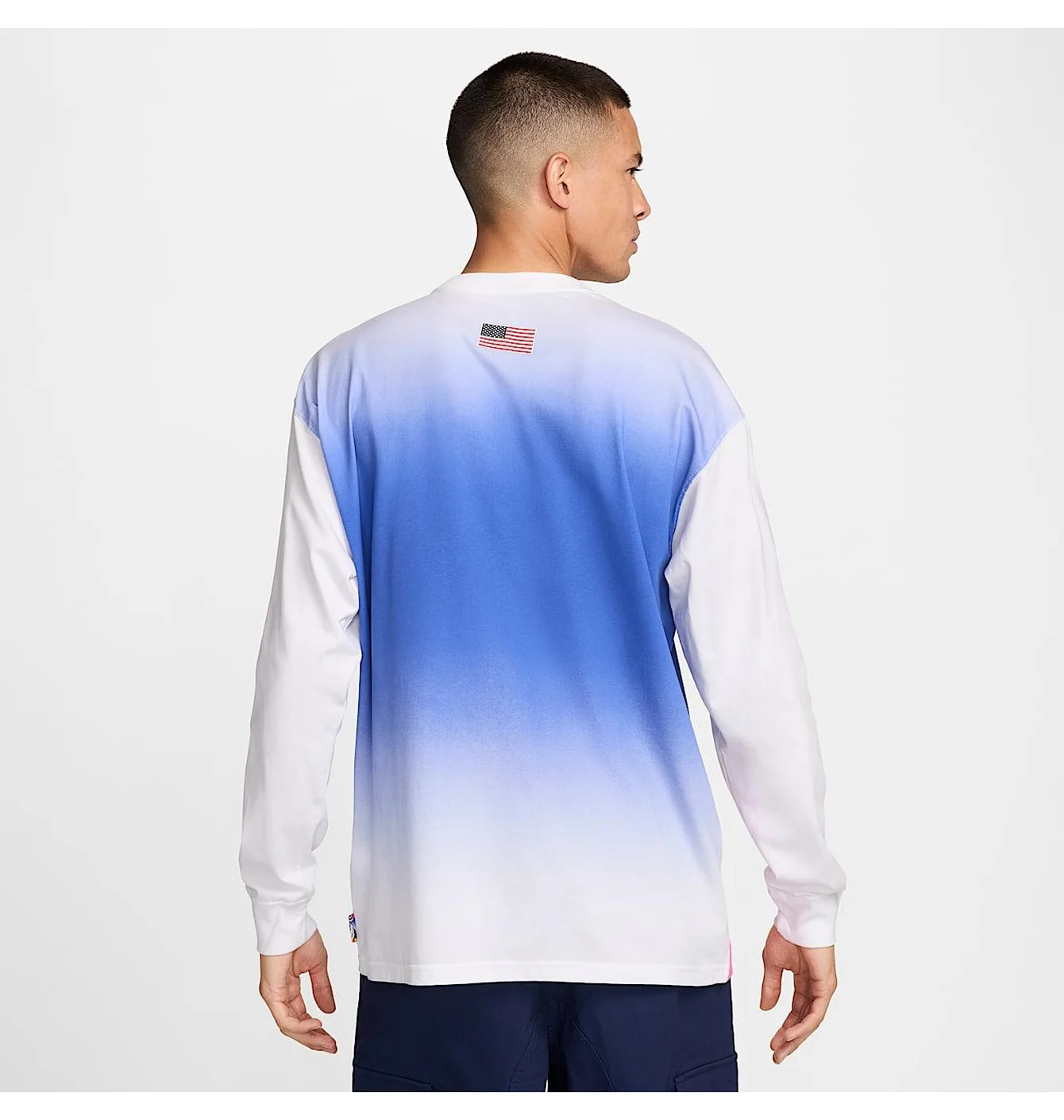 Лонгслів чоловічий Nike Sb Team Usa Olympics L/S Federation Skate Tee White/Multi HF4376-100