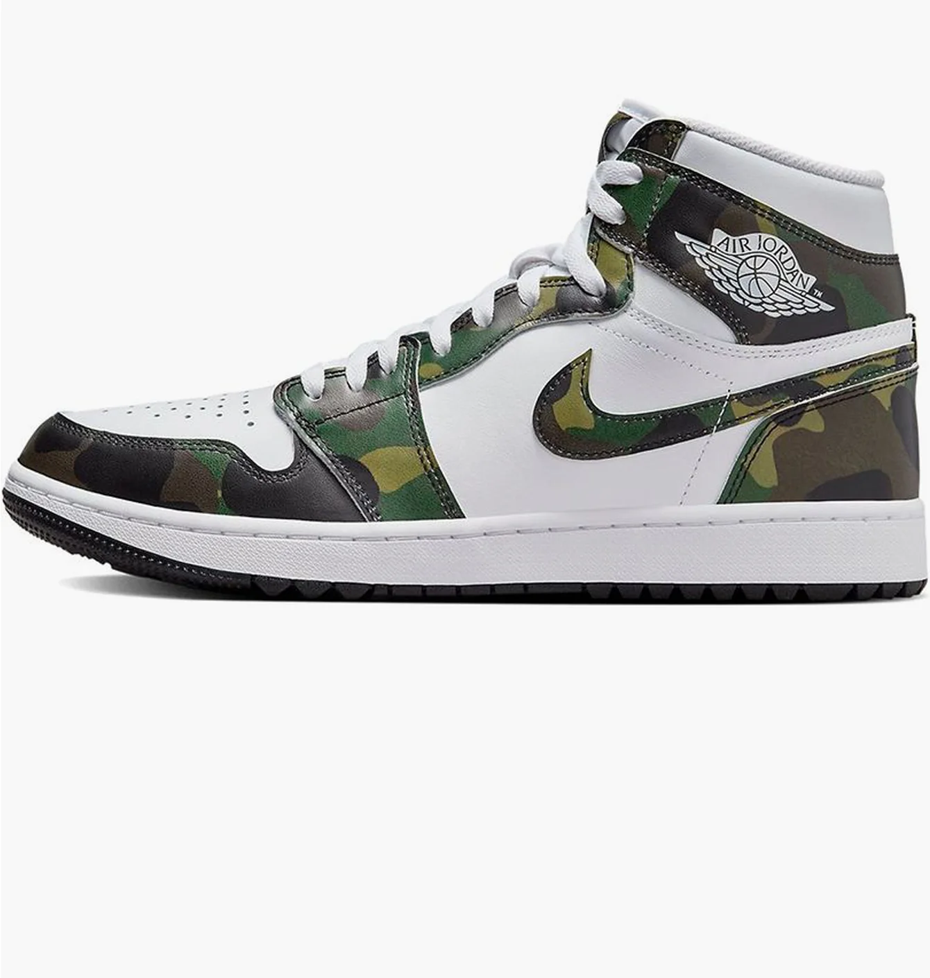 Кросівки чоловічі Air Jordan 1 High Golf White/Olive DQ0660-300