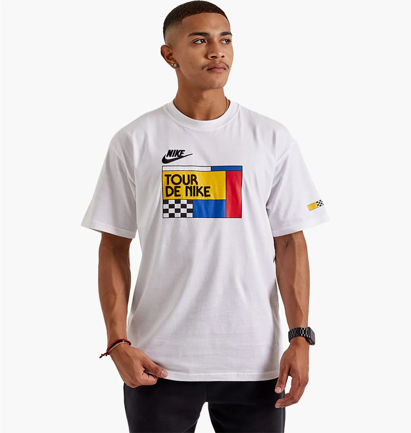 Футболка чоловіча Nike Tour De Nike Tee White HF7043-100