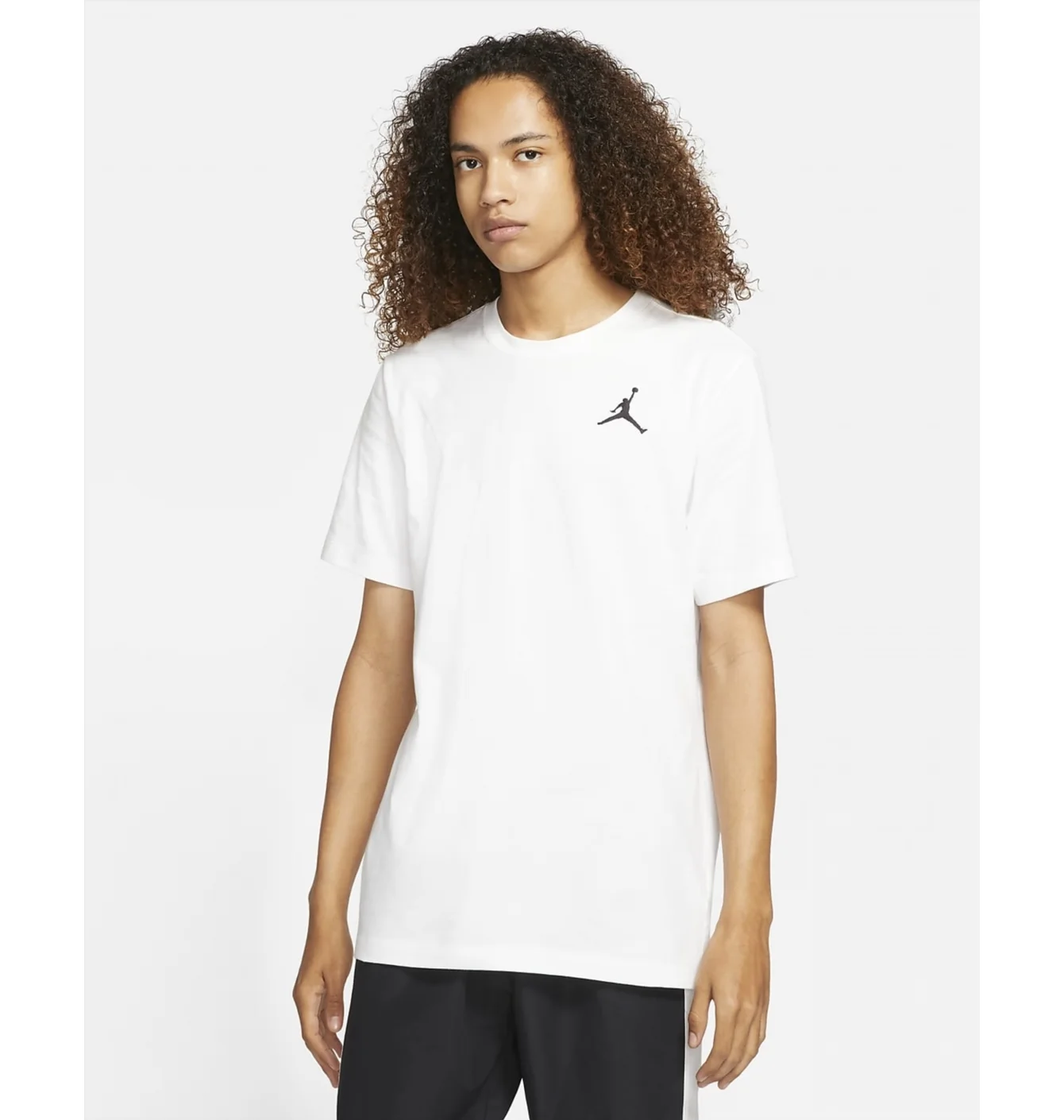 Футболка чоловіча Air Jordan M J Jumpman Emb Ss Crew White DC7485-100