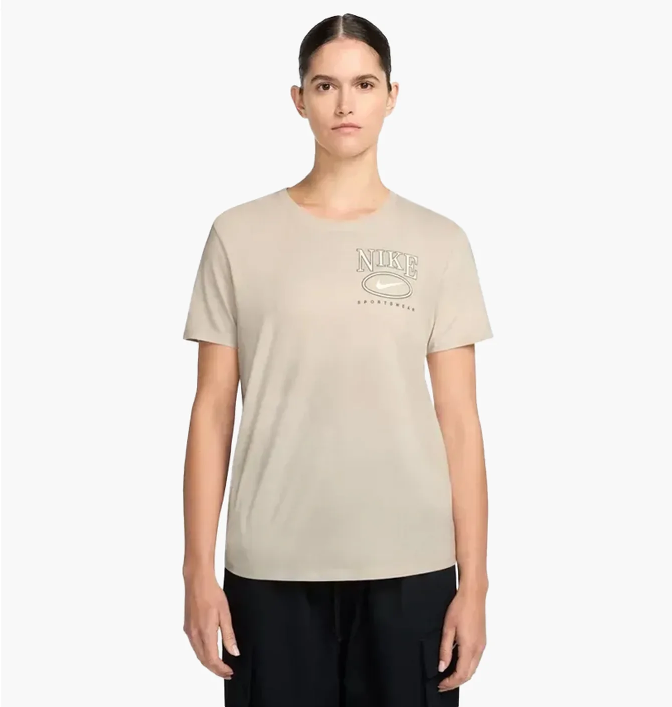 Футболка жіноча Adidas Sportswear Club Short-Sleeve T-Shirt Beige IB2447-104