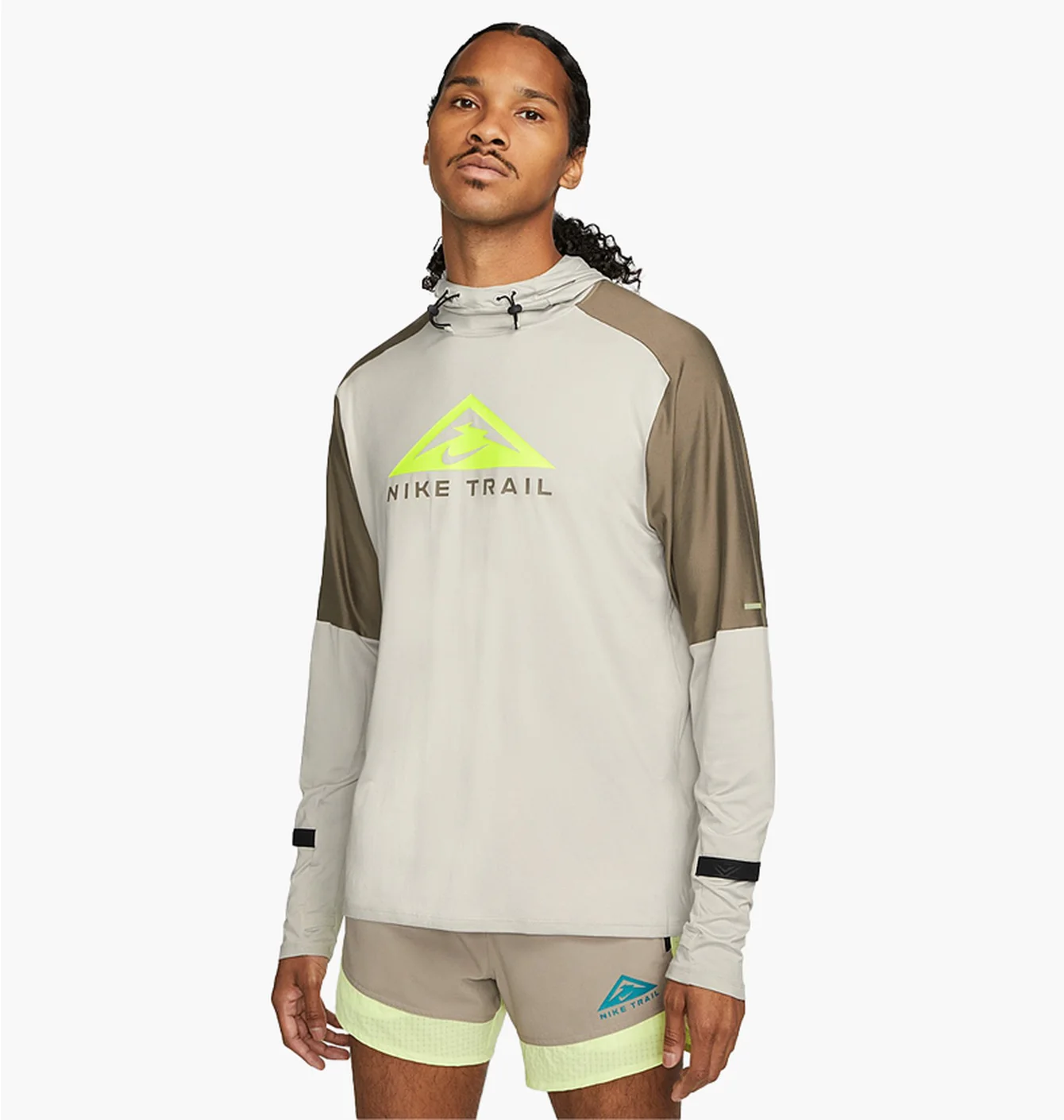 Худі чоловіче Nike Dri-Fit Trail Running Hoodie Beige DM4743-012