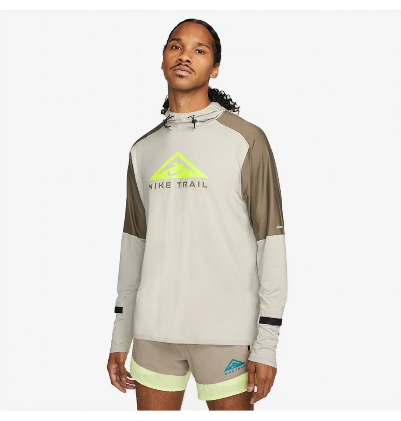 Худі чоловіче Nike Dri-Fit Trail Running Hoodie Beige DM4743-012