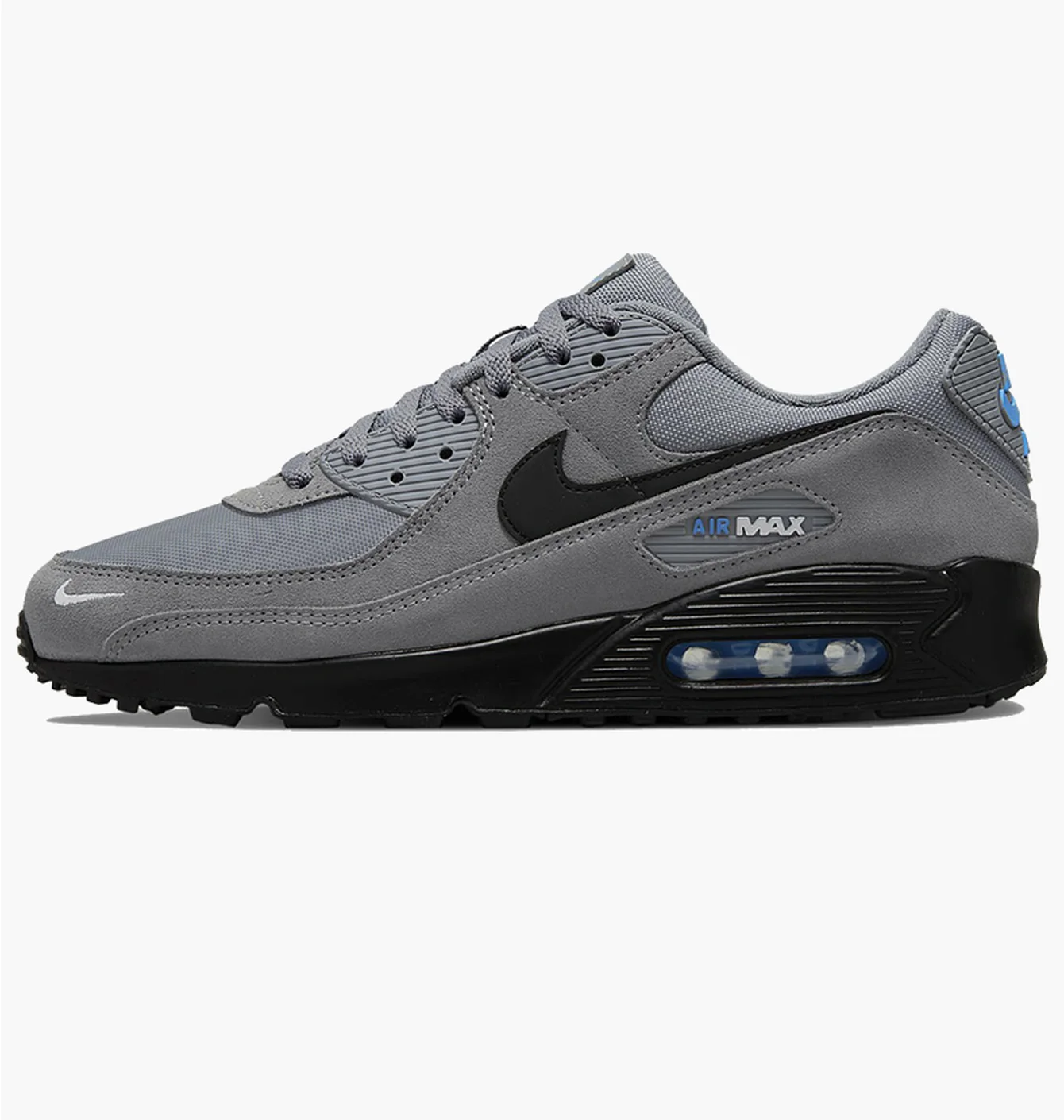 Кросівки чоловічі Nike Air Max 90 Grey/Black DO6706-002