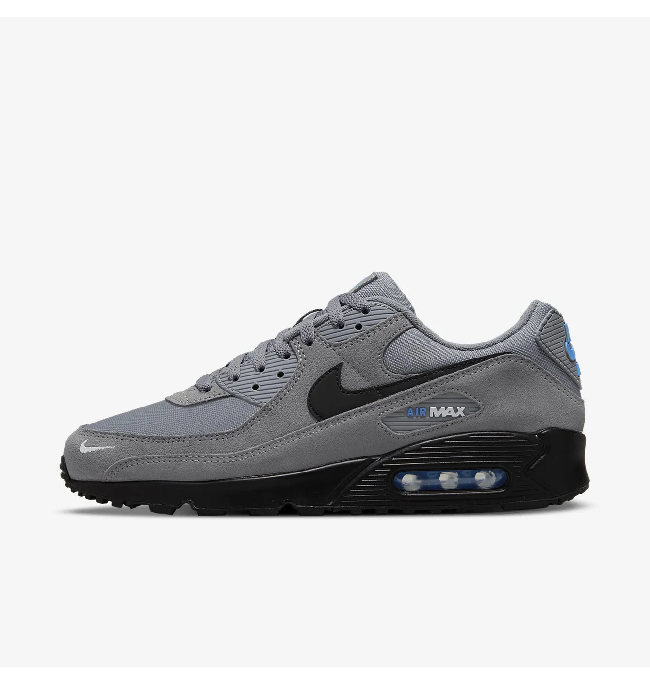 Кросівки чоловічі Nike Air Max 90 Grey/Black DO6706-002
