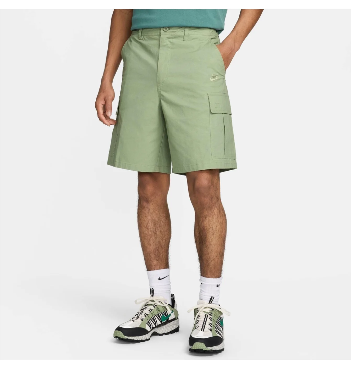 Шорти чоловічі Nike Club Woven Cargo Shorts Green FN3517-386
