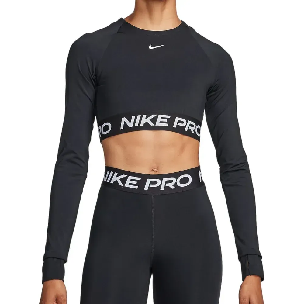 Футболка жіноча Nike Nike Pro Df 365 Crop Ls (FV5484-547)