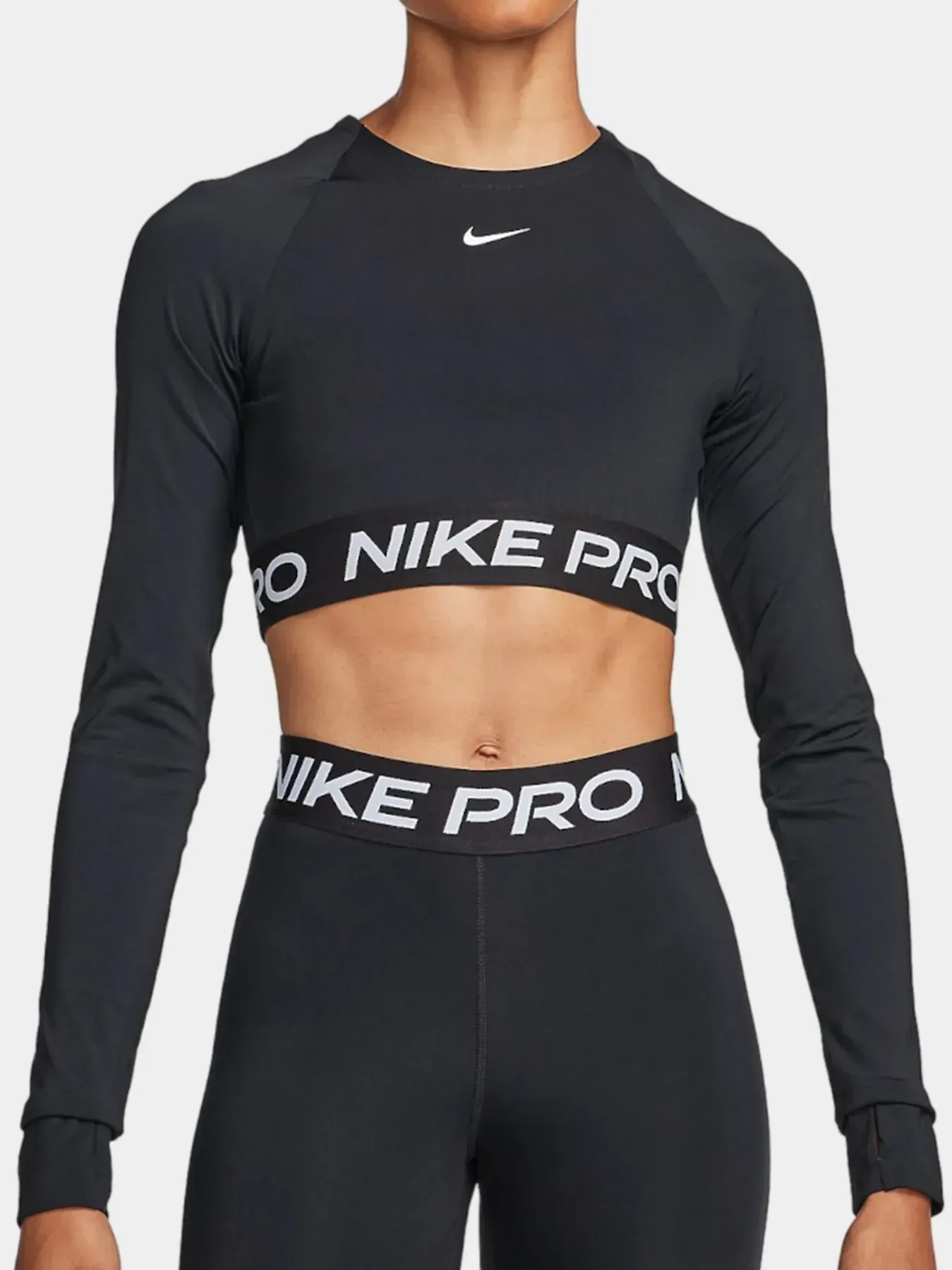Футболка жіноча Nike Nike Pro Df 365 Crop Ls (FV5484-547)