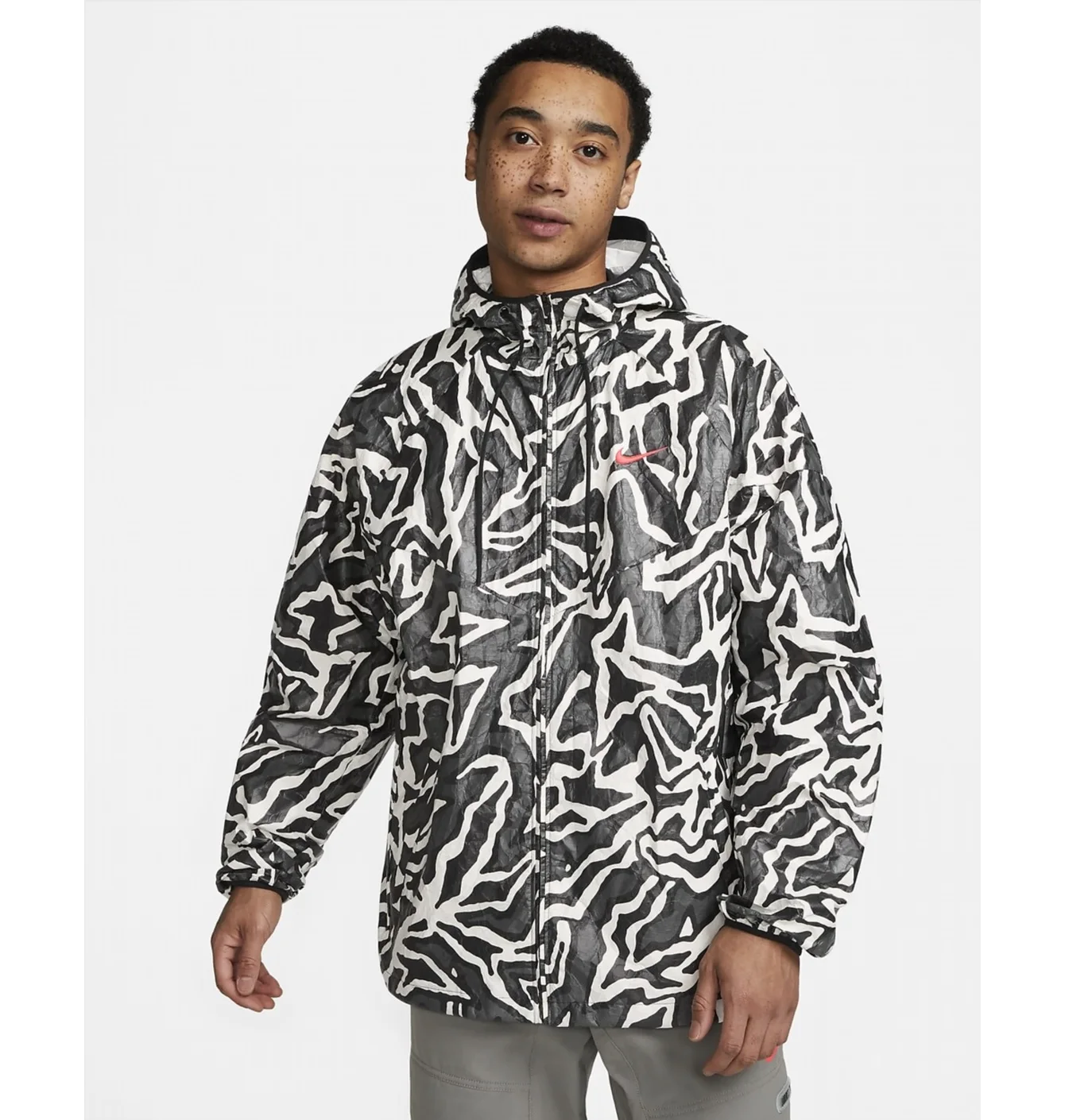 Куртка чоловіча Nike M Nsw Trend Jkt Aop Grey/White DX0035-060