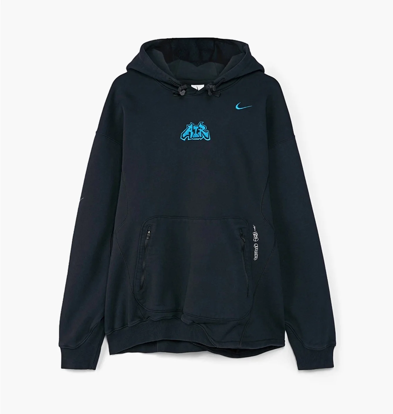 Худі чоловіче Nike Fleece Hoodie X Off-White Black DN1759-010