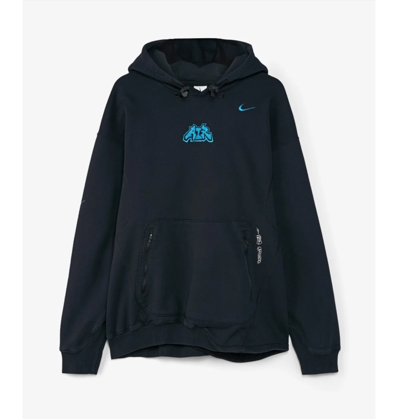 Худі чоловіче Nike Fleece Hoodie X Off-White Black DN1759-010