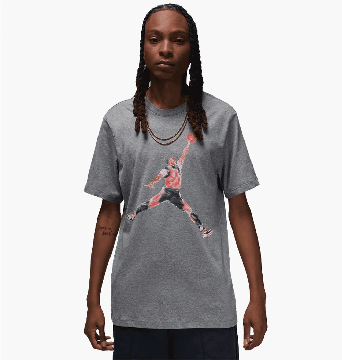 Футболка чоловіча Air Jordan M J Brand Grey FN5980-091