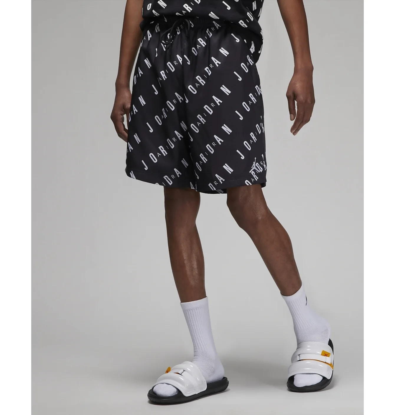 Шорти чоловічі Air Jordan Essentials Allover Print Poolside Swim Shorts Black DX9673-010
