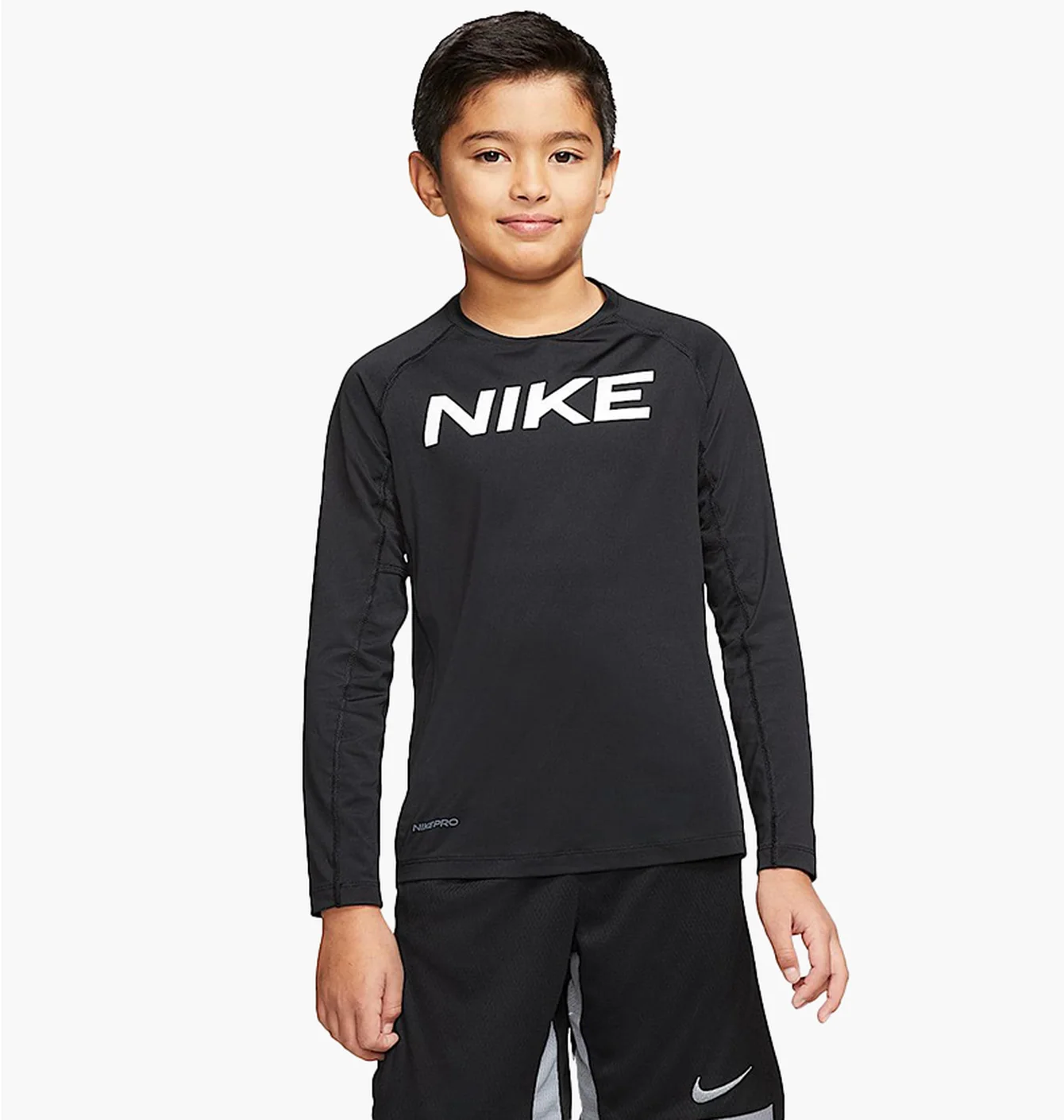 Лонгслів дитячий Nike Pro Top Black CJ7711-010