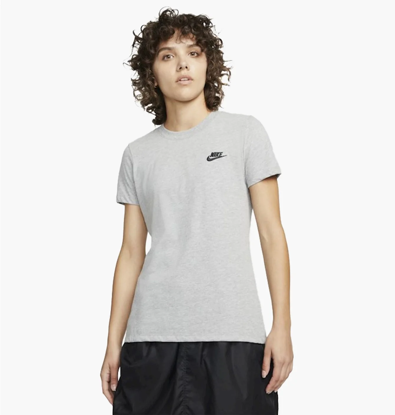 Футболка жіноча Nike Club T-Shirt Grey Dn2393-063