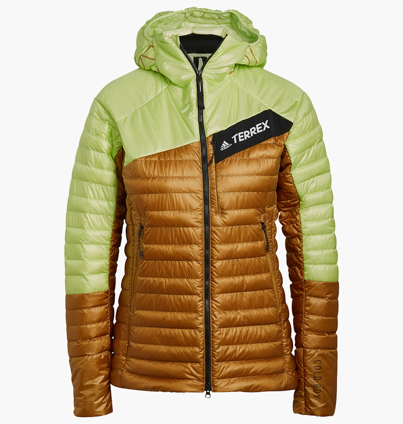Пуховик жіночий Adidas Terrex W Techrock Year-Round Brown/Olive H57725
