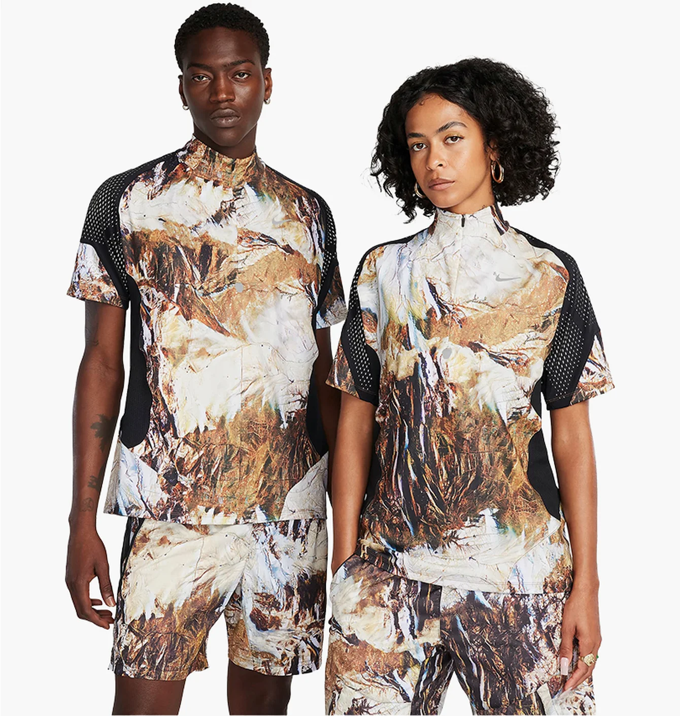 Футболка чоловіча Nike Lab Nocta 1/2-Zip Running Top Multi FJ3013-902