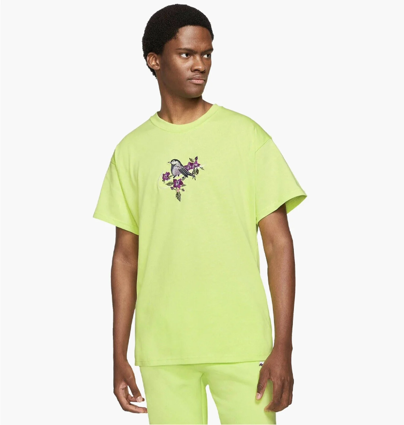 Футболка чоловіча Nike Air Max 90 Embroidered T-Shirt Casual Comfort Green DO9211-736