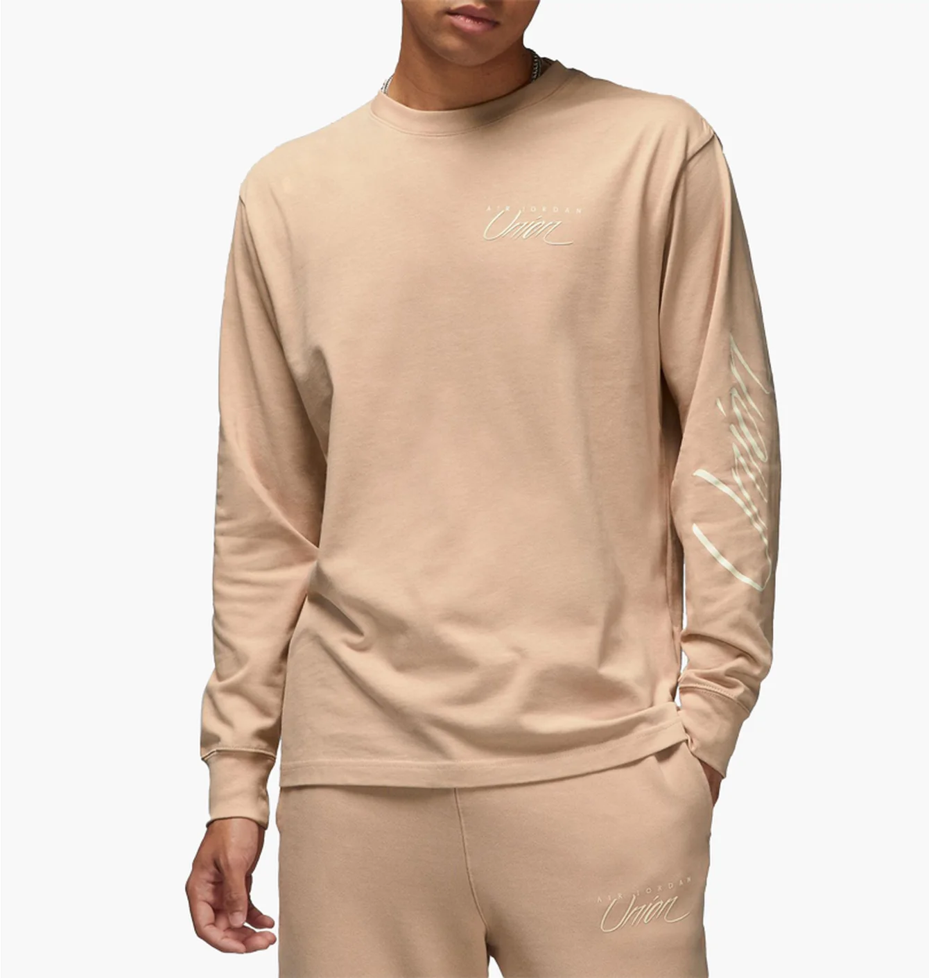 Лонгслів чоловічий Air Jordan Long Sleeve T-Shirt X Union La Beige DV7341-296