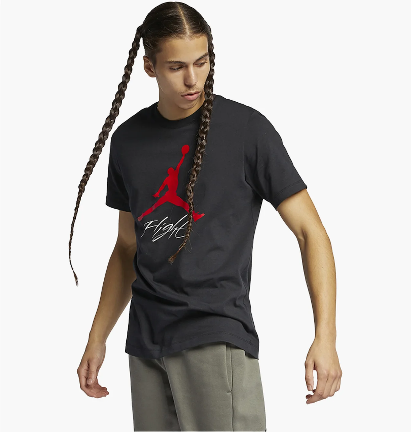 Футболка чоловіча Air Jordan T-Shirt Jumpman Flight Black AO0664-010