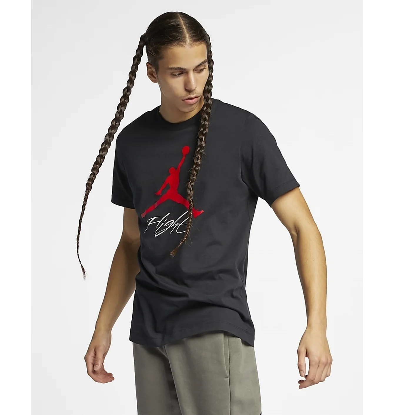 Футболка чоловіча Air Jordan T-Shirt Jumpman Flight Black AO0664-010