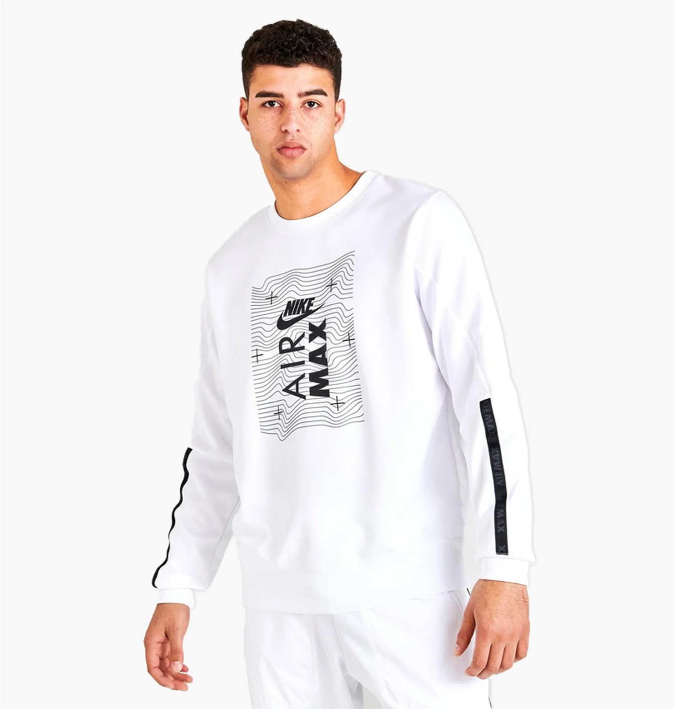 Світшот чоловічий Nike Sportswear Air Max Sweatshirt White Dv2334-100