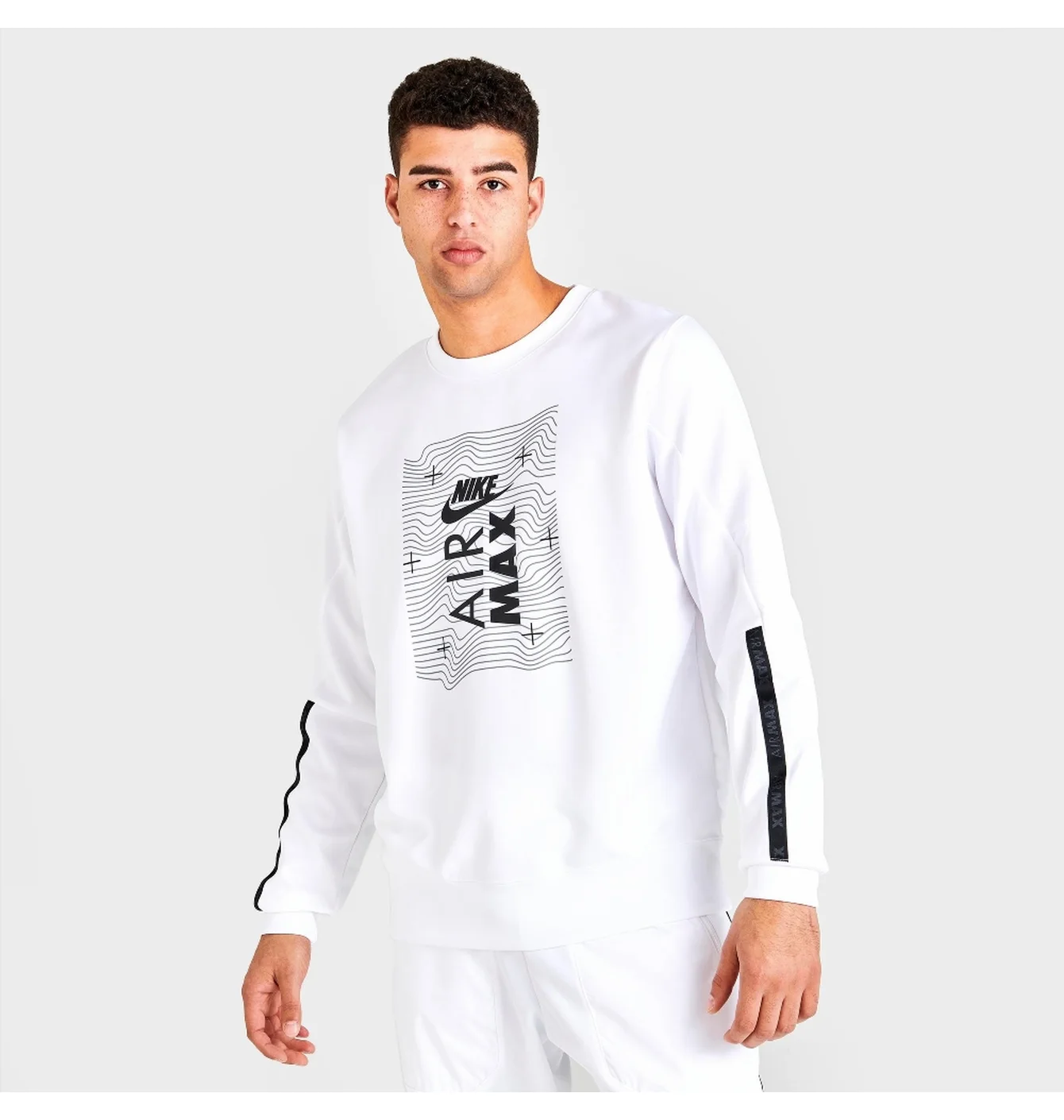 Світшот чоловічий Nike Sportswear Air Max Sweatshirt White Dv2334-100