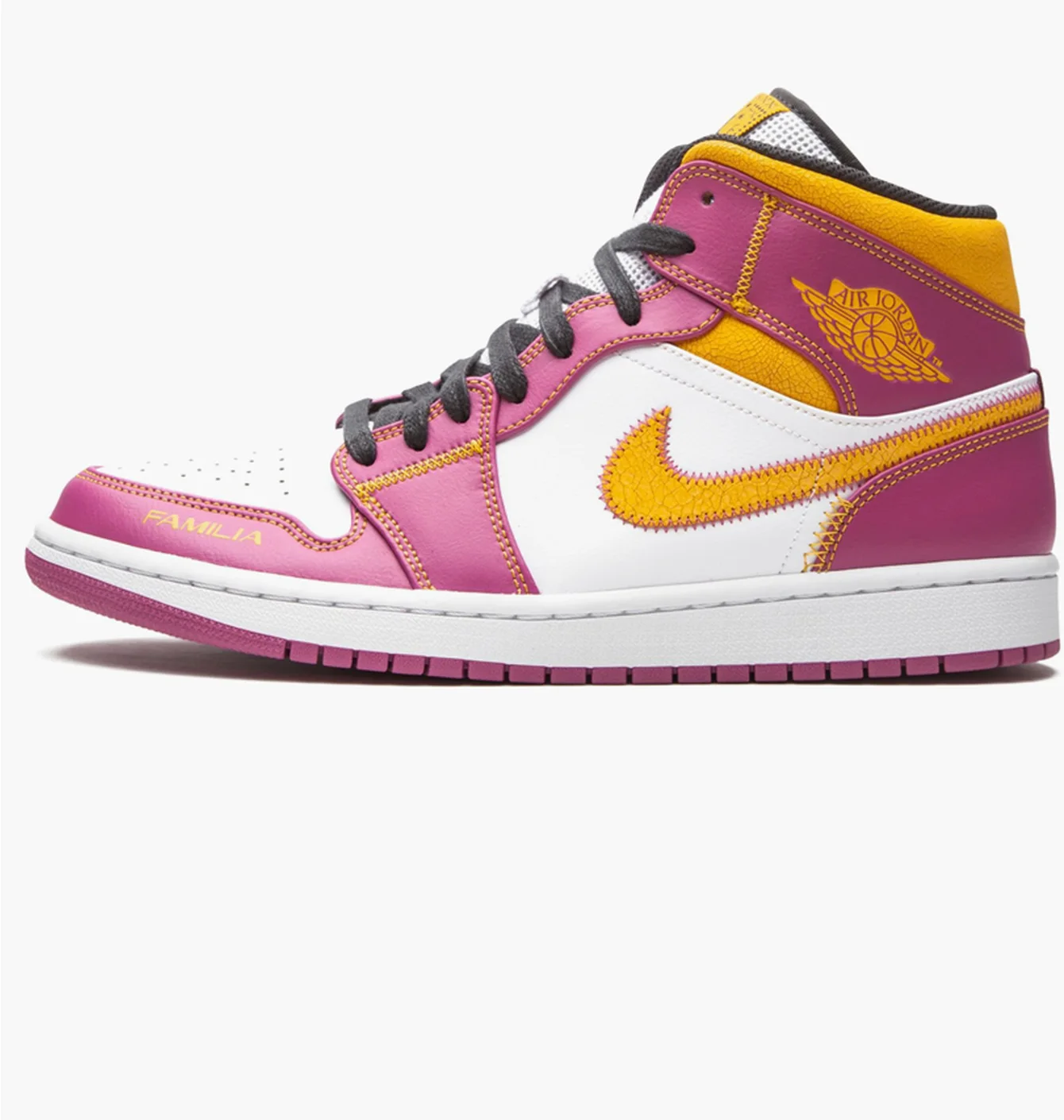 Кросівки чоловічі Air Jordan 1 Mid White/Violet DC0350-100