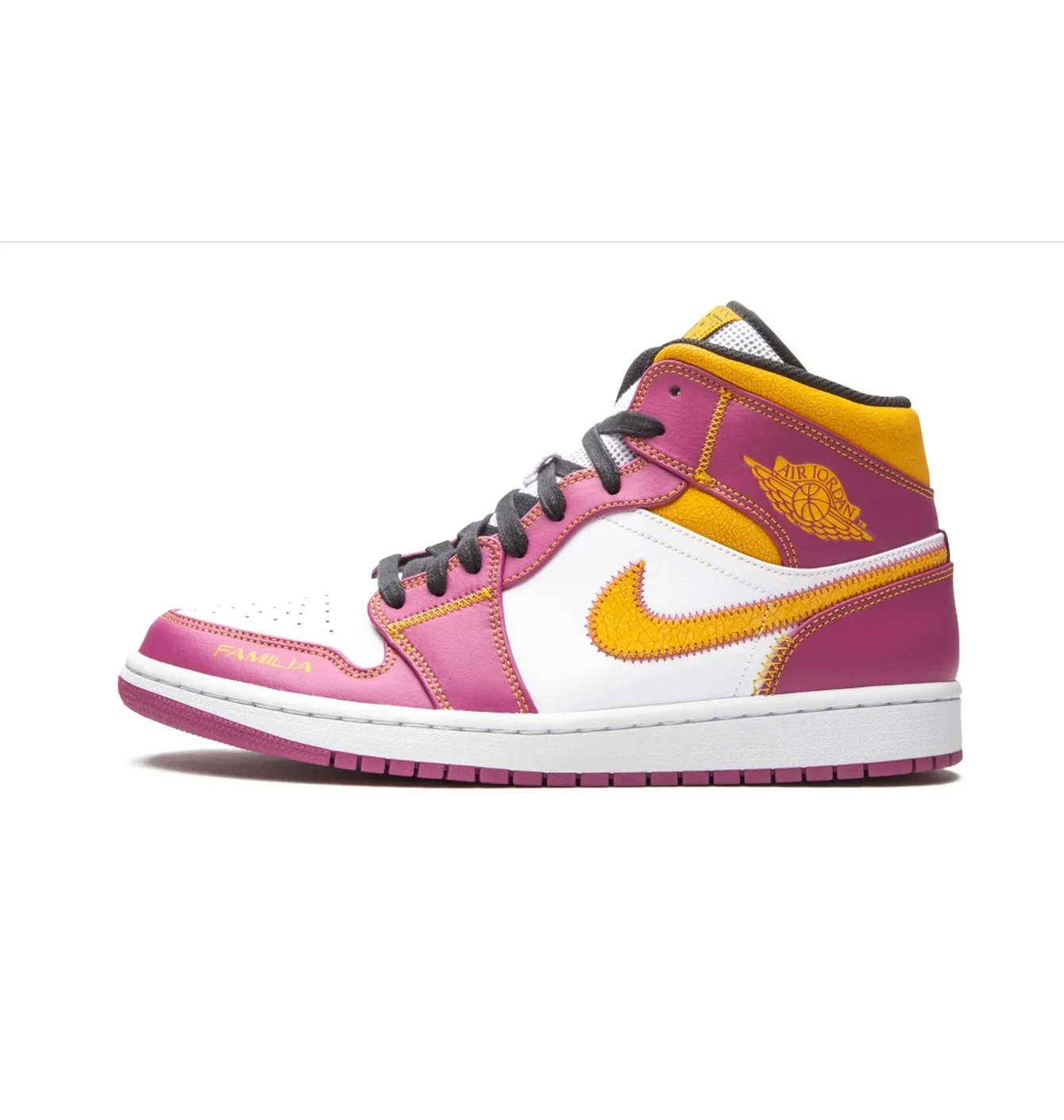Кросівки чоловічі Air Jordan 1 Mid White/Violet DC0350-100