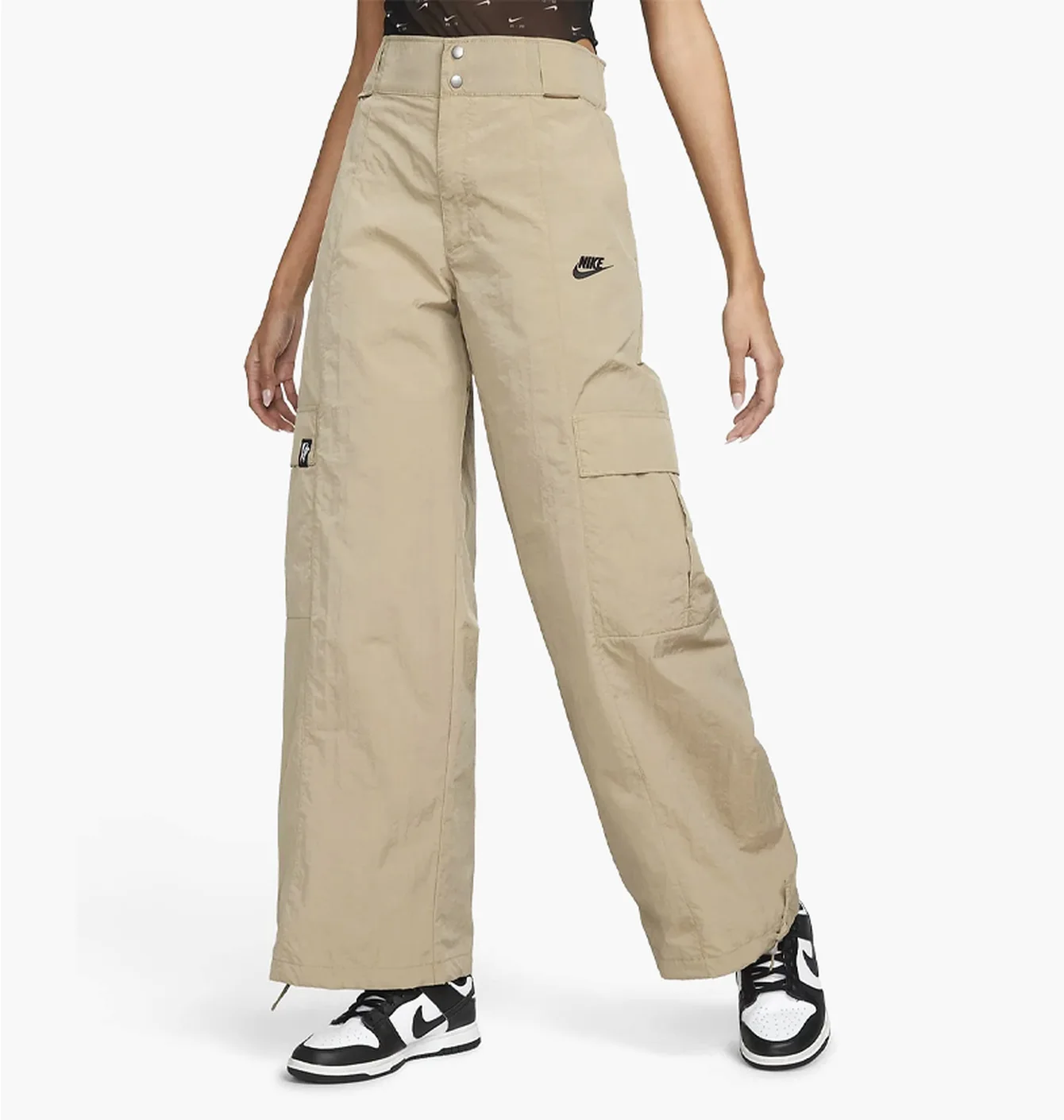 Штани жіночі Nike Wvn Os Pant Hr Sw Beige FJ4934-247