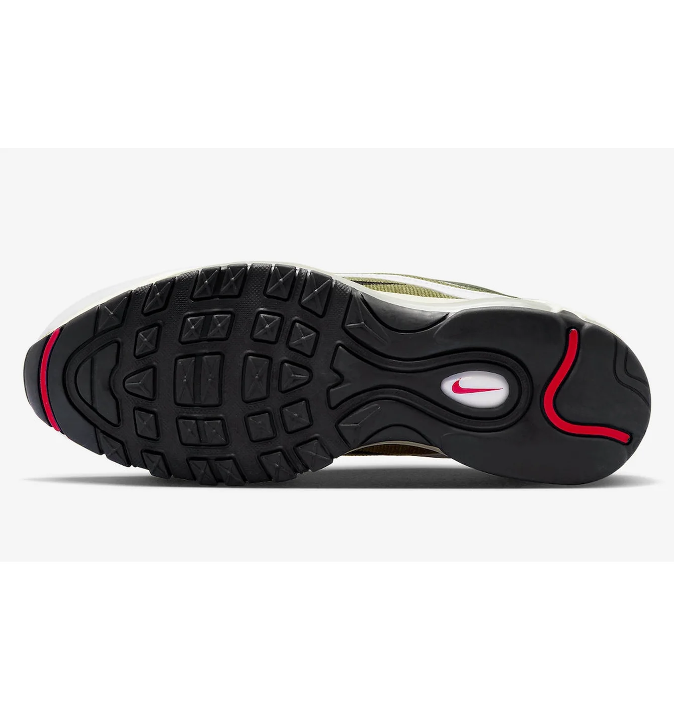 Кросівки чоловічі Nike Air Max 97 Goes Wild With A Leopard Tongue White/Olive DX8973-100