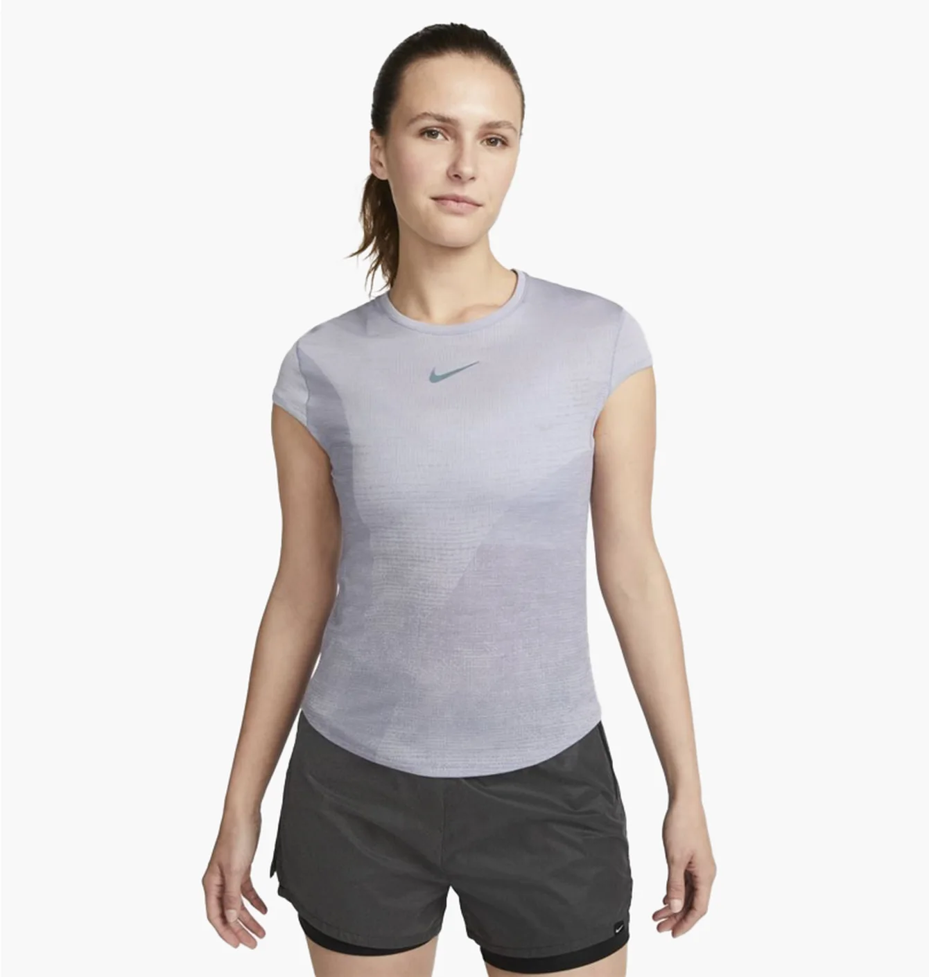 Футболка жіноча Nike Dri-Fit Adv Run Division T-Shirt Grey DX0199-536