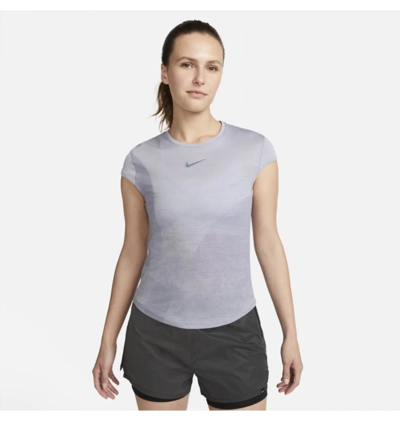 Футболка жіноча Nike Dri-Fit Adv Run Division T-Shirt Grey DX0199-536