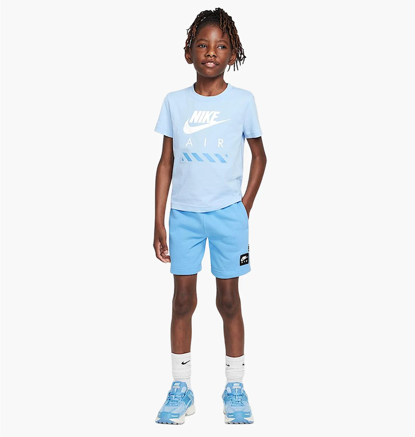 Спортивний костюм дитячий Nike Sportswear Light Blue 86M753-B9F