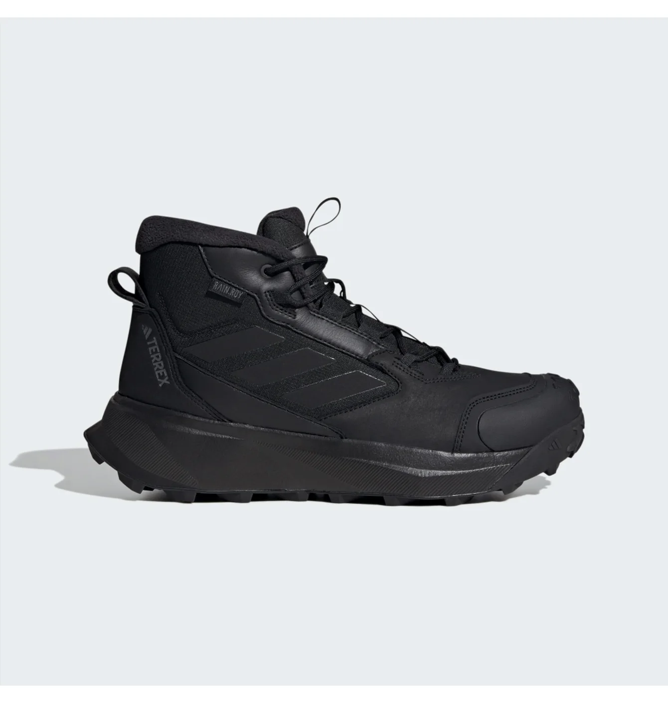 Черевики унісекс Adidas Terrex Winter Leather Mid Cut Rain.Rdy Cold.Rdy Black ID2859