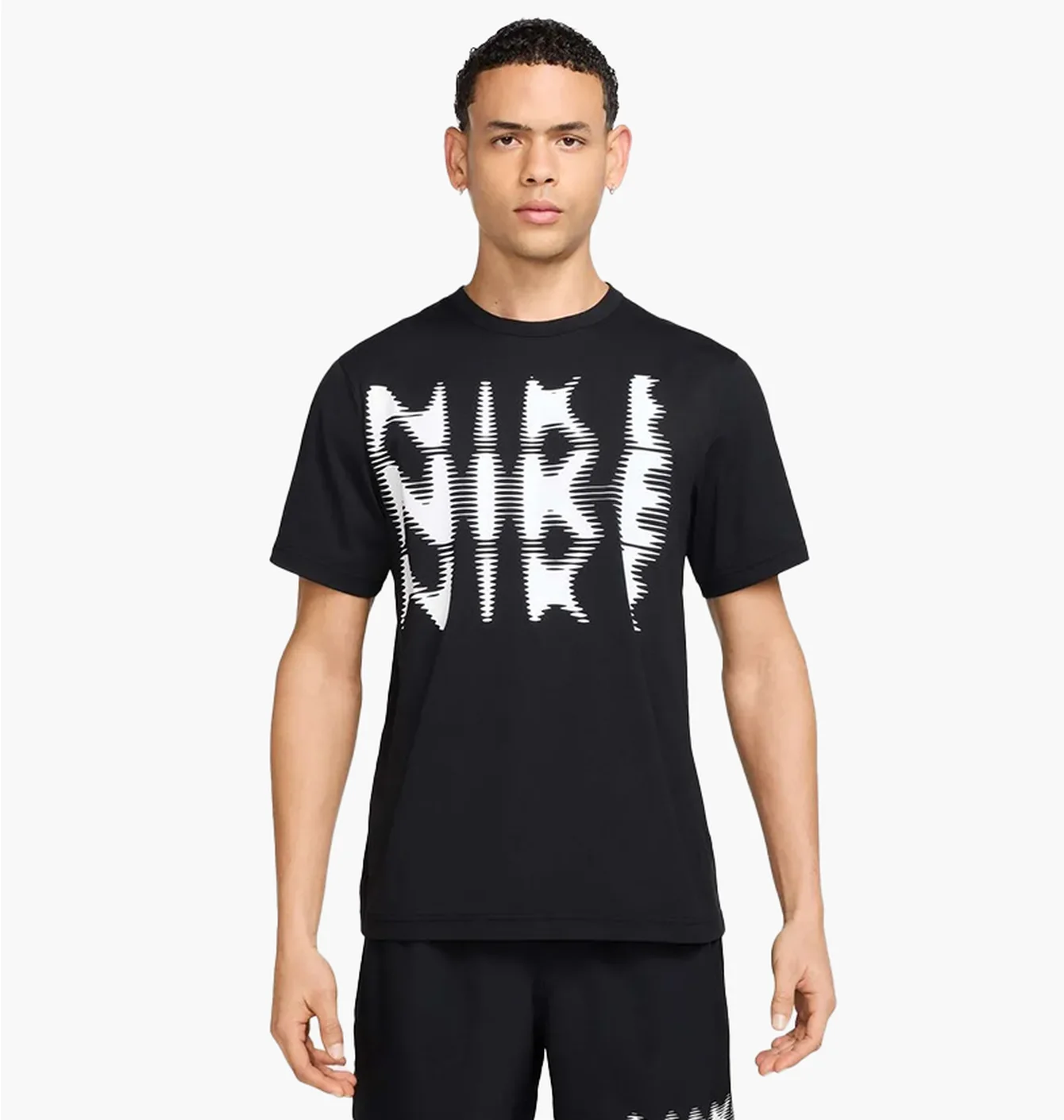 Футболка чоловіча Nike M Nk Df Uv Hyverse Ss Swoosh Black HJ3074-010