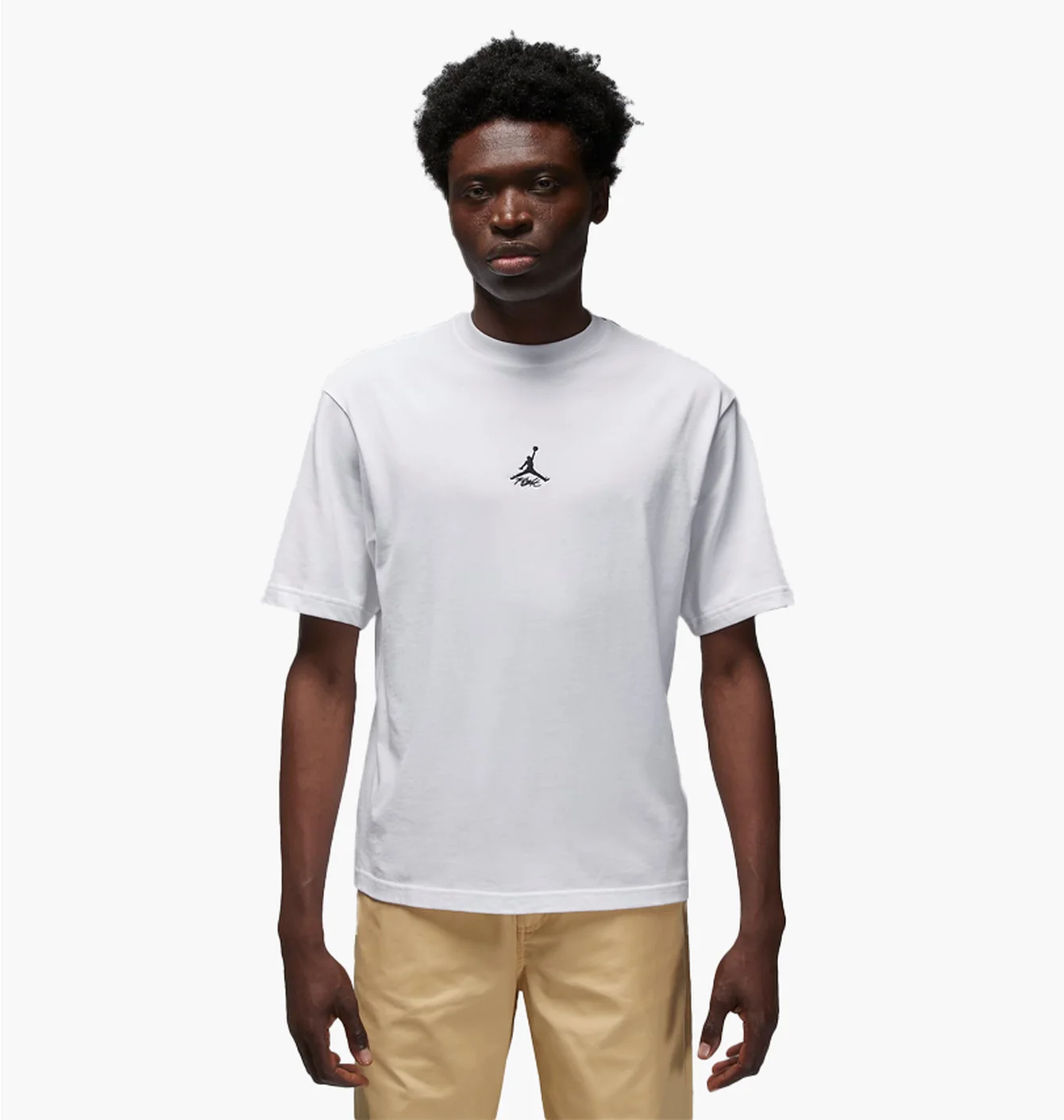 Футболка чоловіча Air Jordan Flight Heritage 85 MenS T-Shirt White FB7384-100