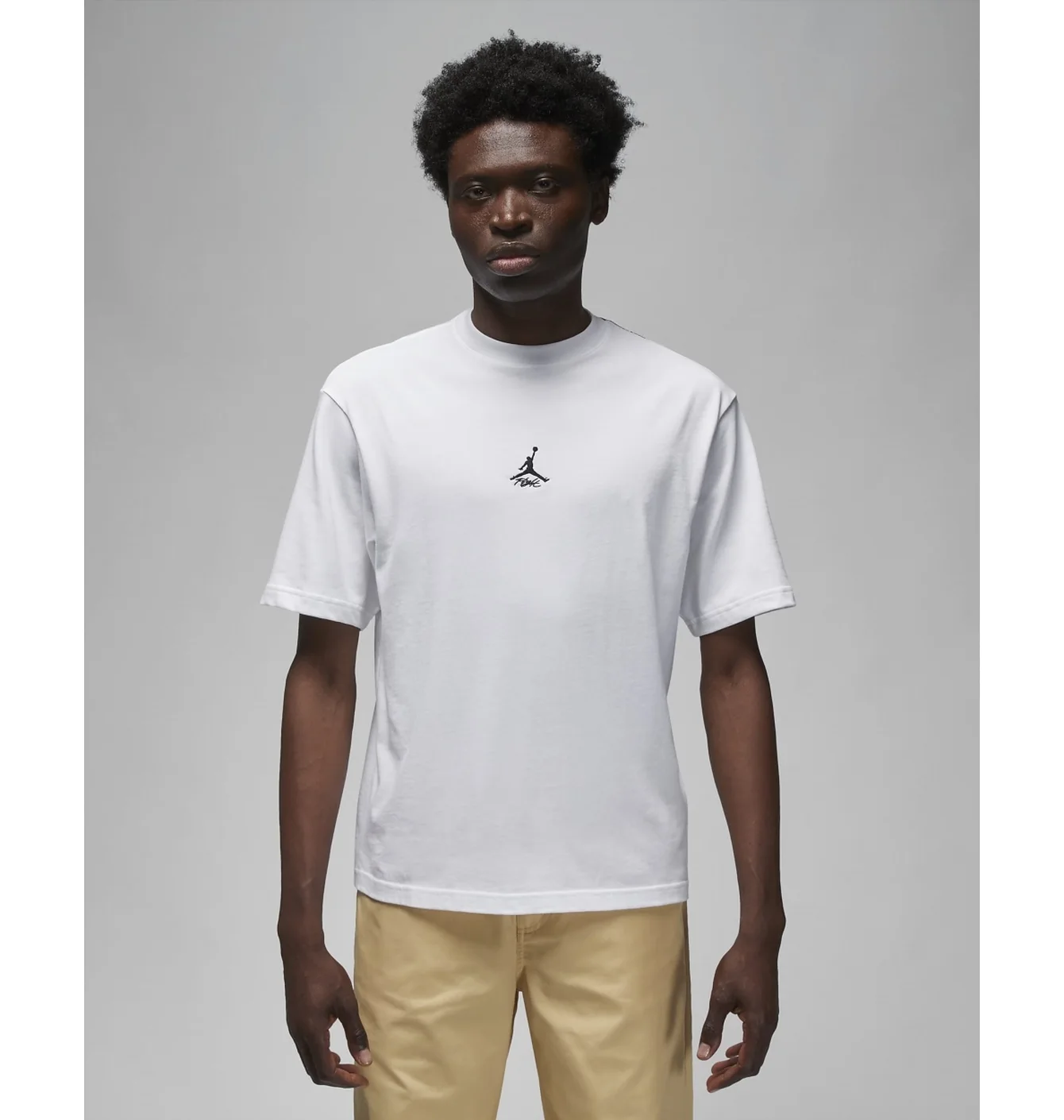Футболка чоловіча Air Jordan Flight Heritage 85 MenS T-Shirt White FB7384-100