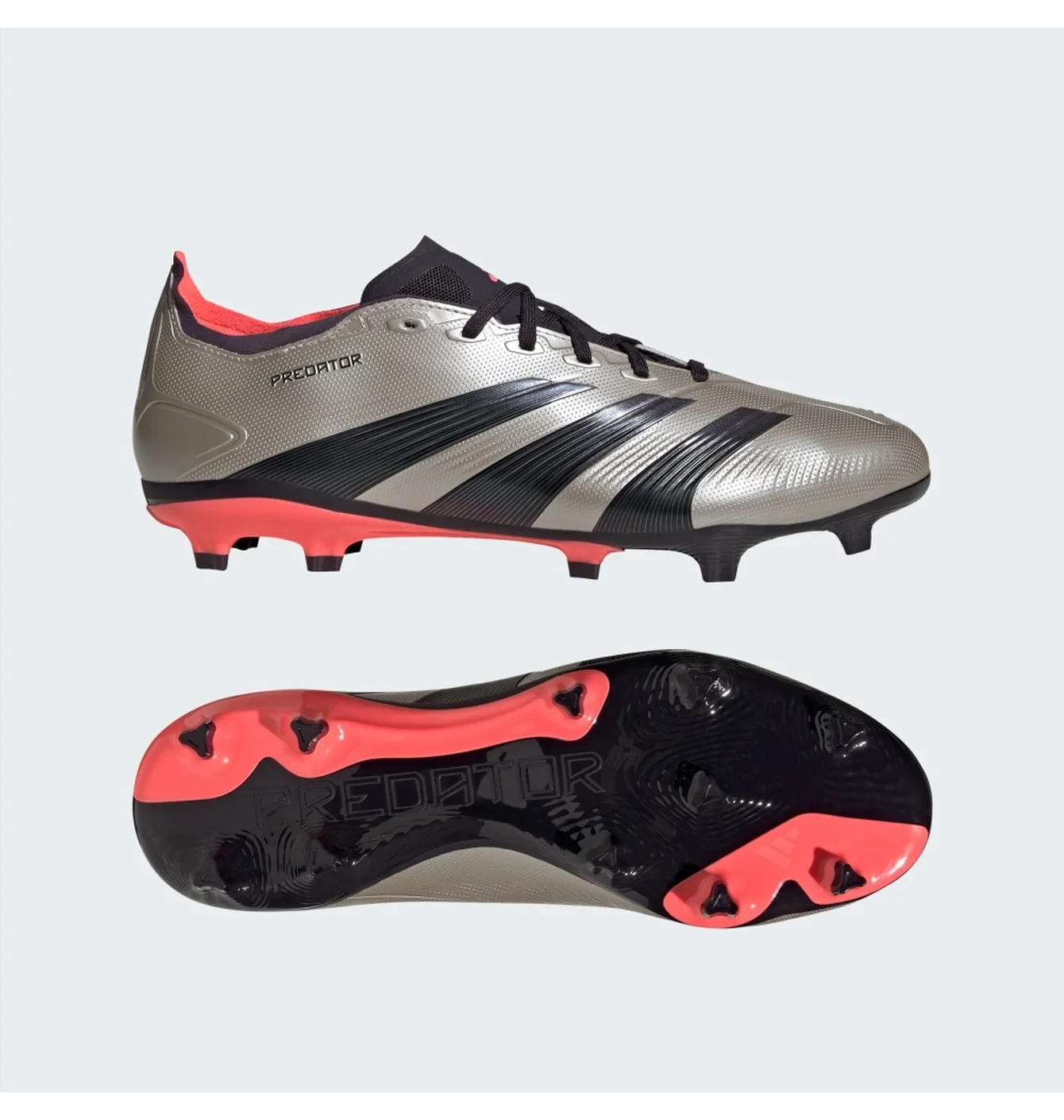 Бутси унісекс Adidas Predator League Firm Ground Cleats Metallic IF6349